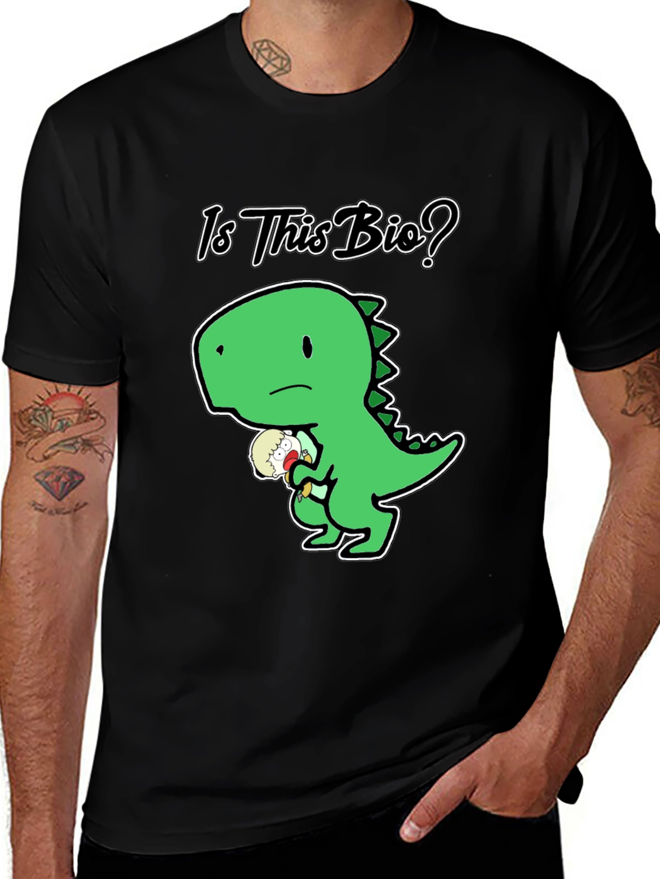 Variant 8 of Is This Bio? Dinosaur T-Shirt