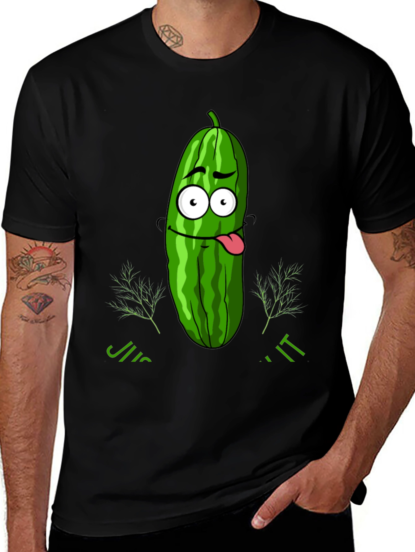 Pickle Rick Graphic T-Shirt - Funny Cartoon Tee