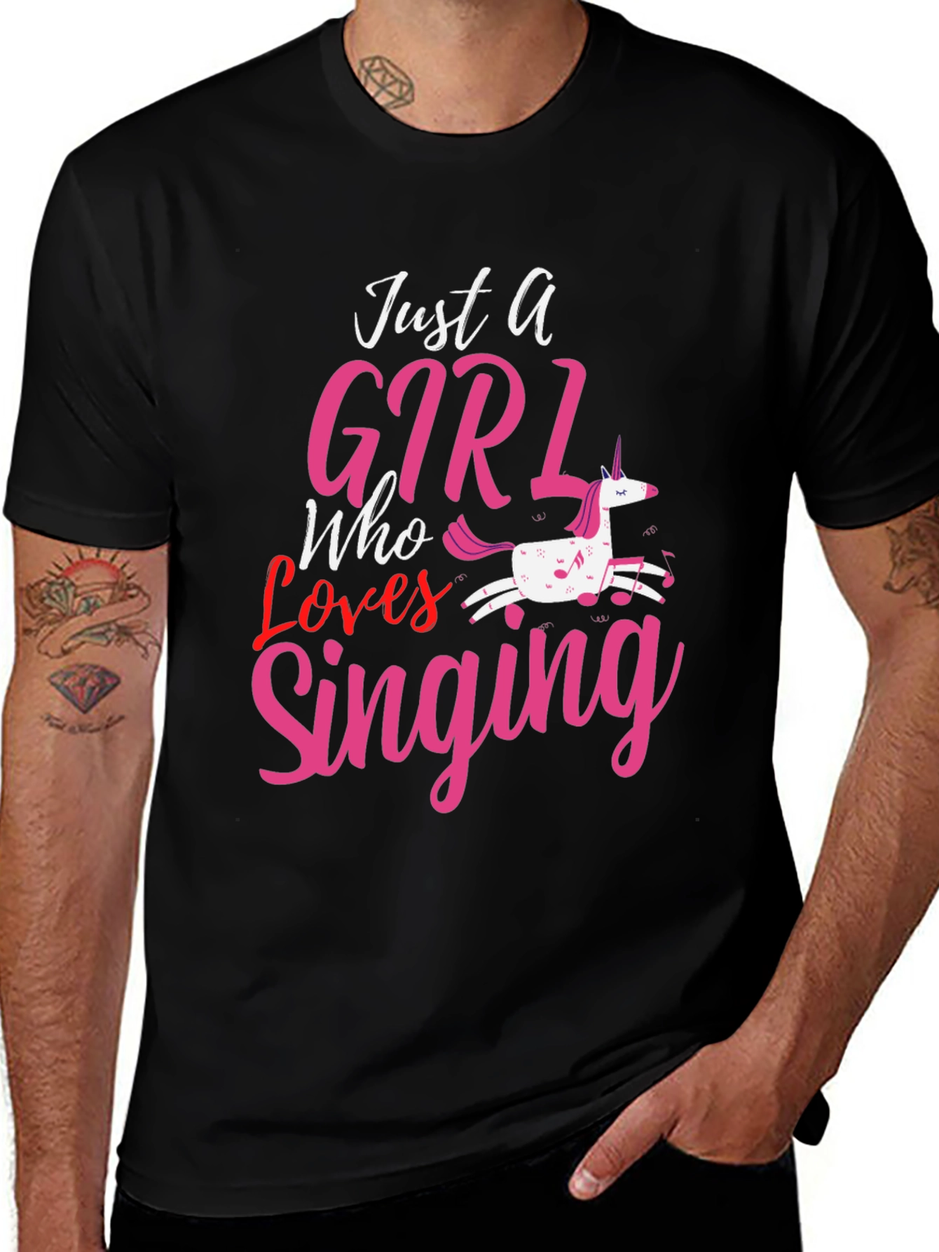 Variant 13 of Just A Girl Who Loves Singing T-Shirt