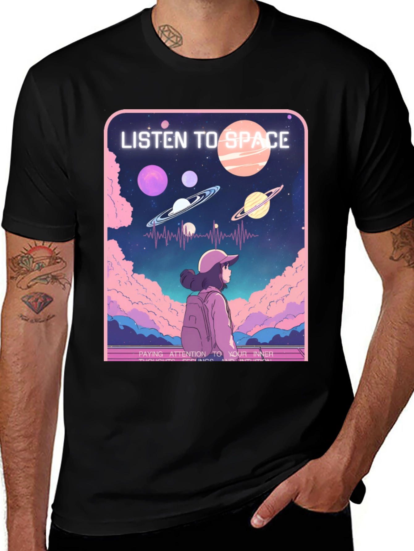Variant 19 of Listen To Space Graphic Tee