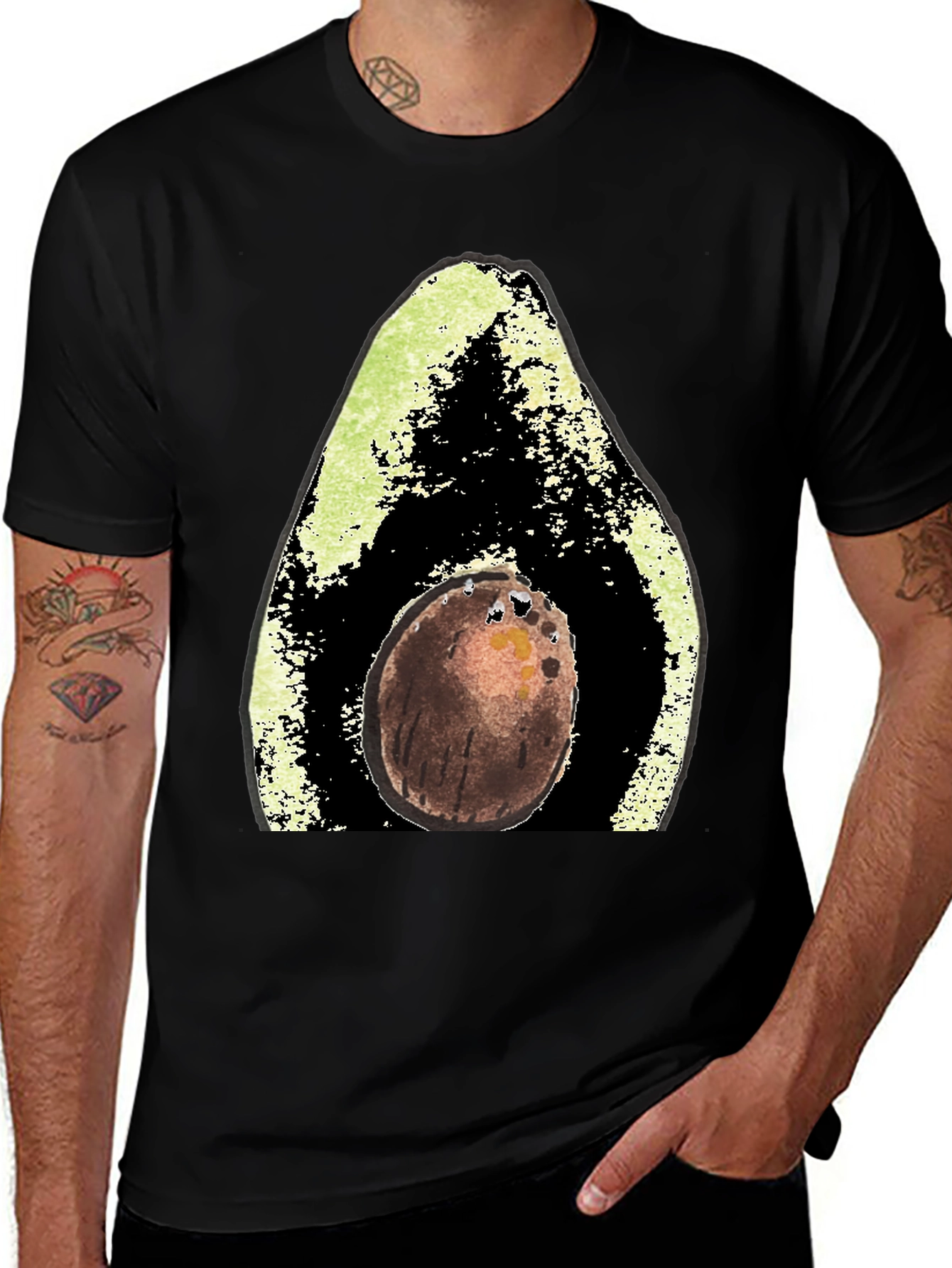 Variant 28 of Avocado Graphic T-Shirt