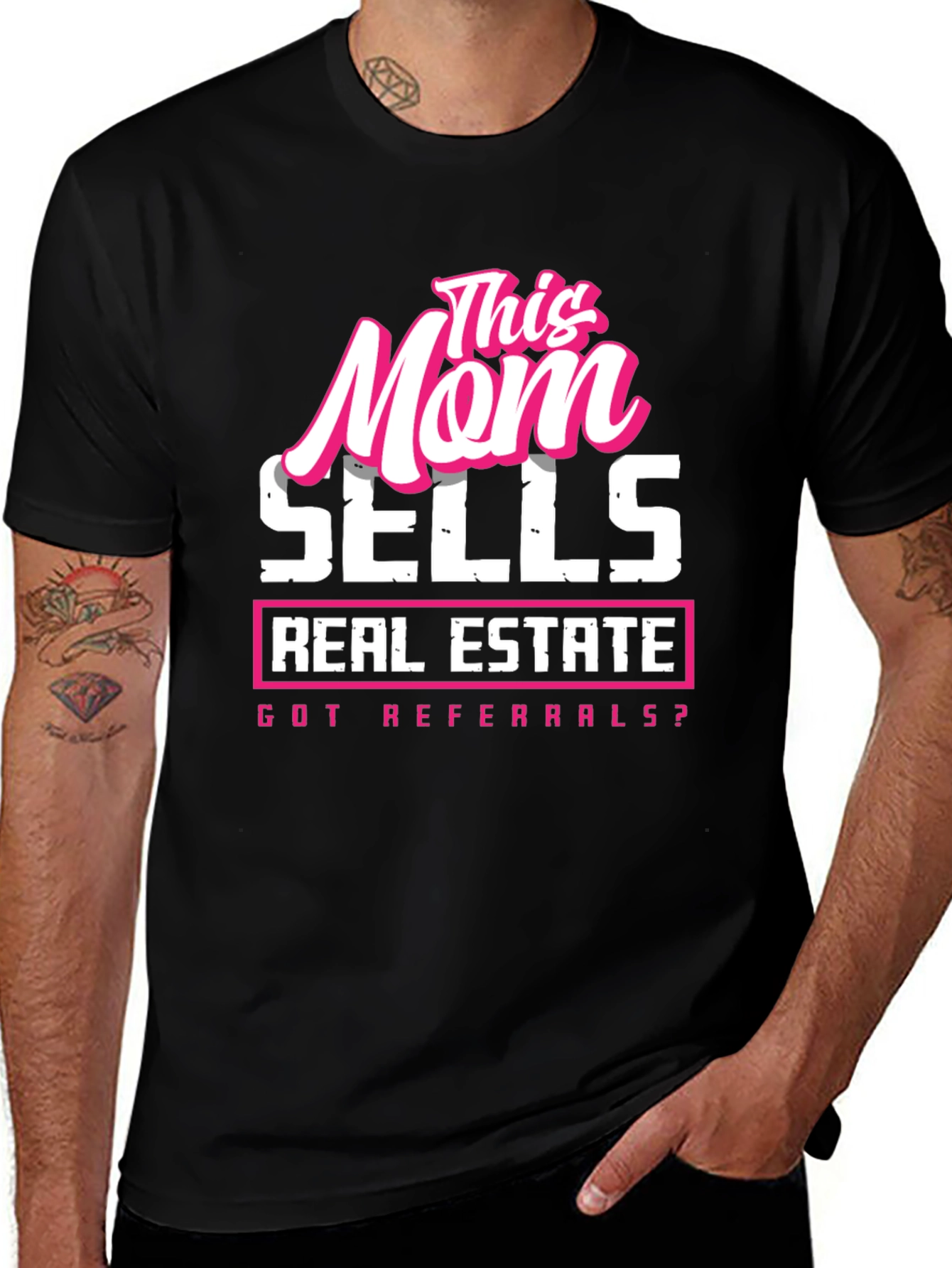 Variant 13 of This Mom Sells Real Estate T-Shirt