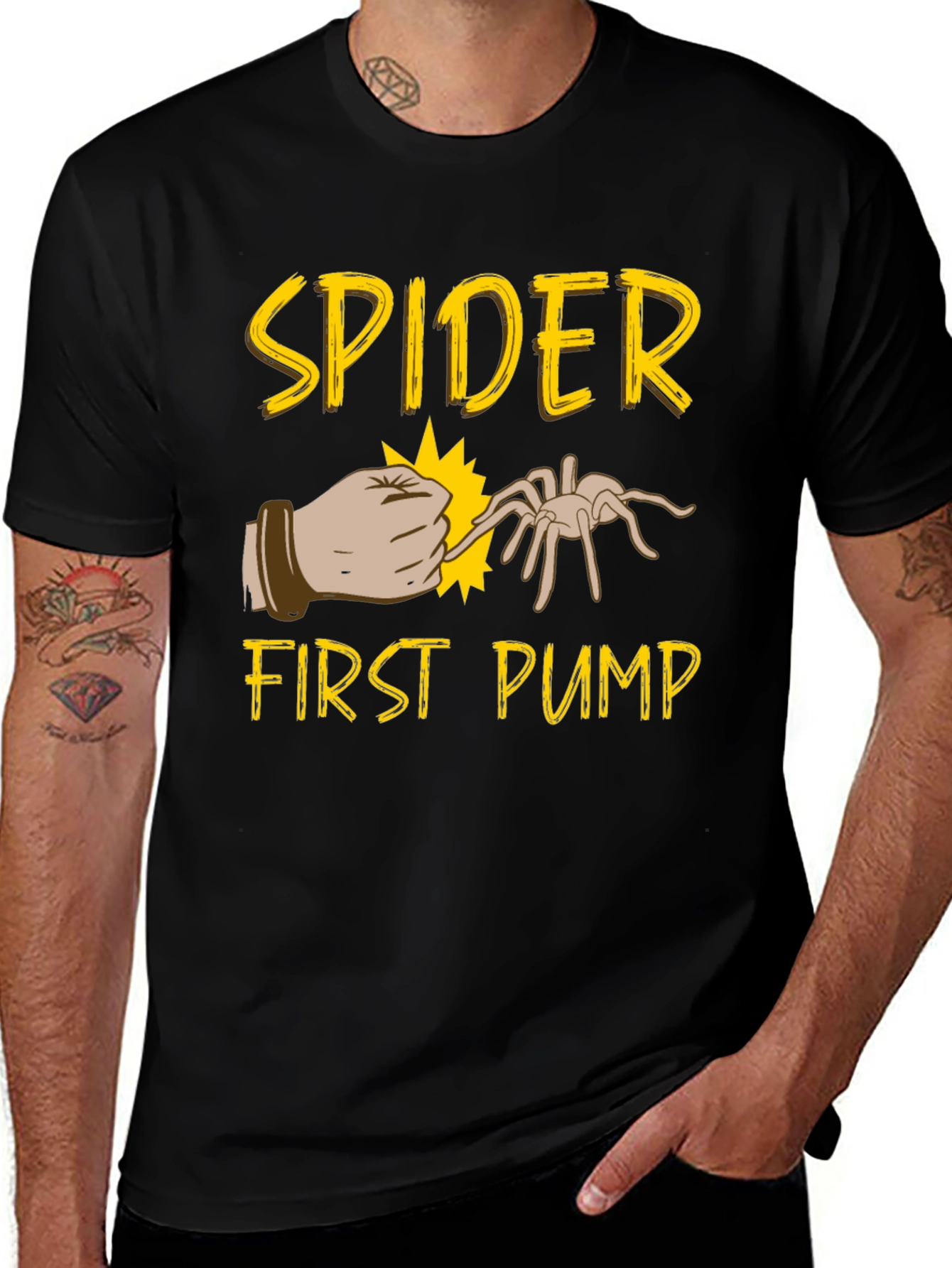 Variant 6 of Spider First Pump Graphic Tee