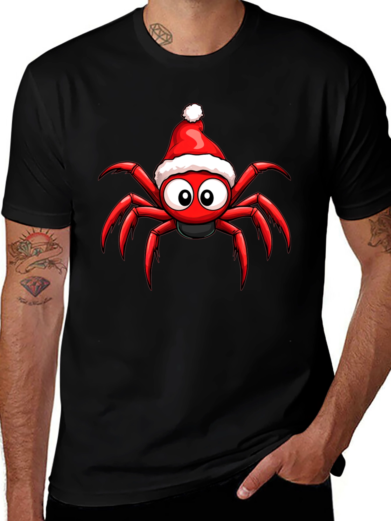 Variant 14 of Christmas Spider T-Shirt - Holiday Fun!