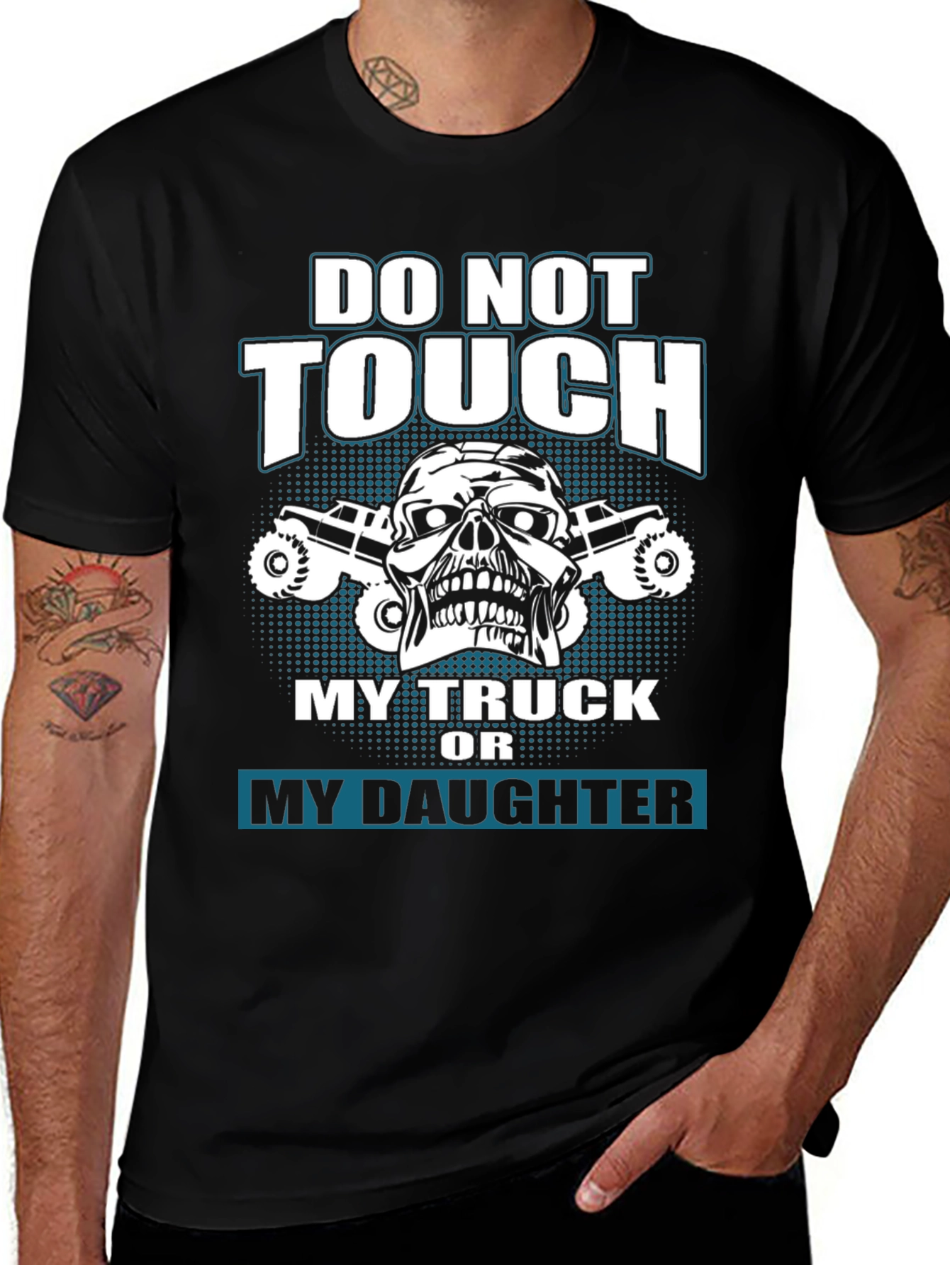 Variant 25 of Do Not Touch Truck & Daughter Graphic Tee