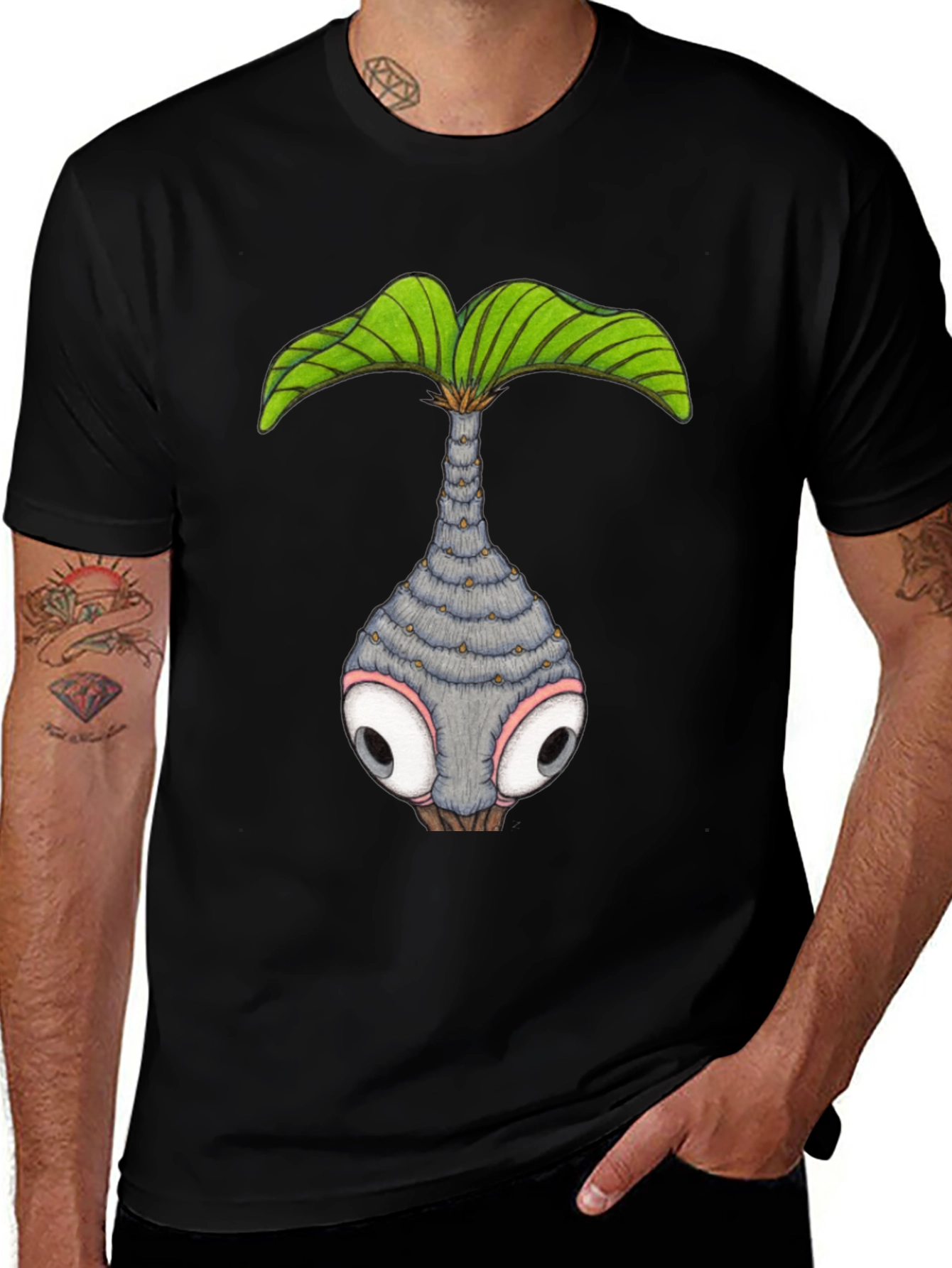 Variant 13 of Whimsical Plant Character Graphic Tee