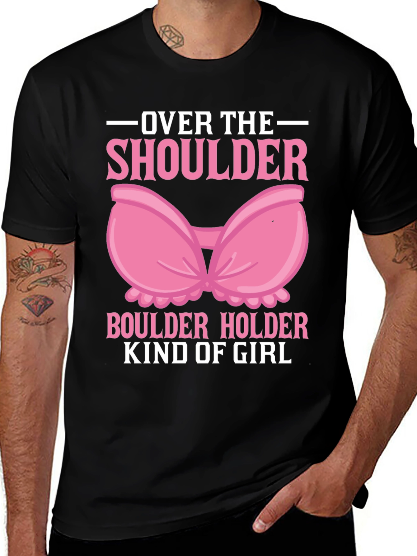 Variant 12 of Over The Shoulder Boulder Holder Graphic Tee