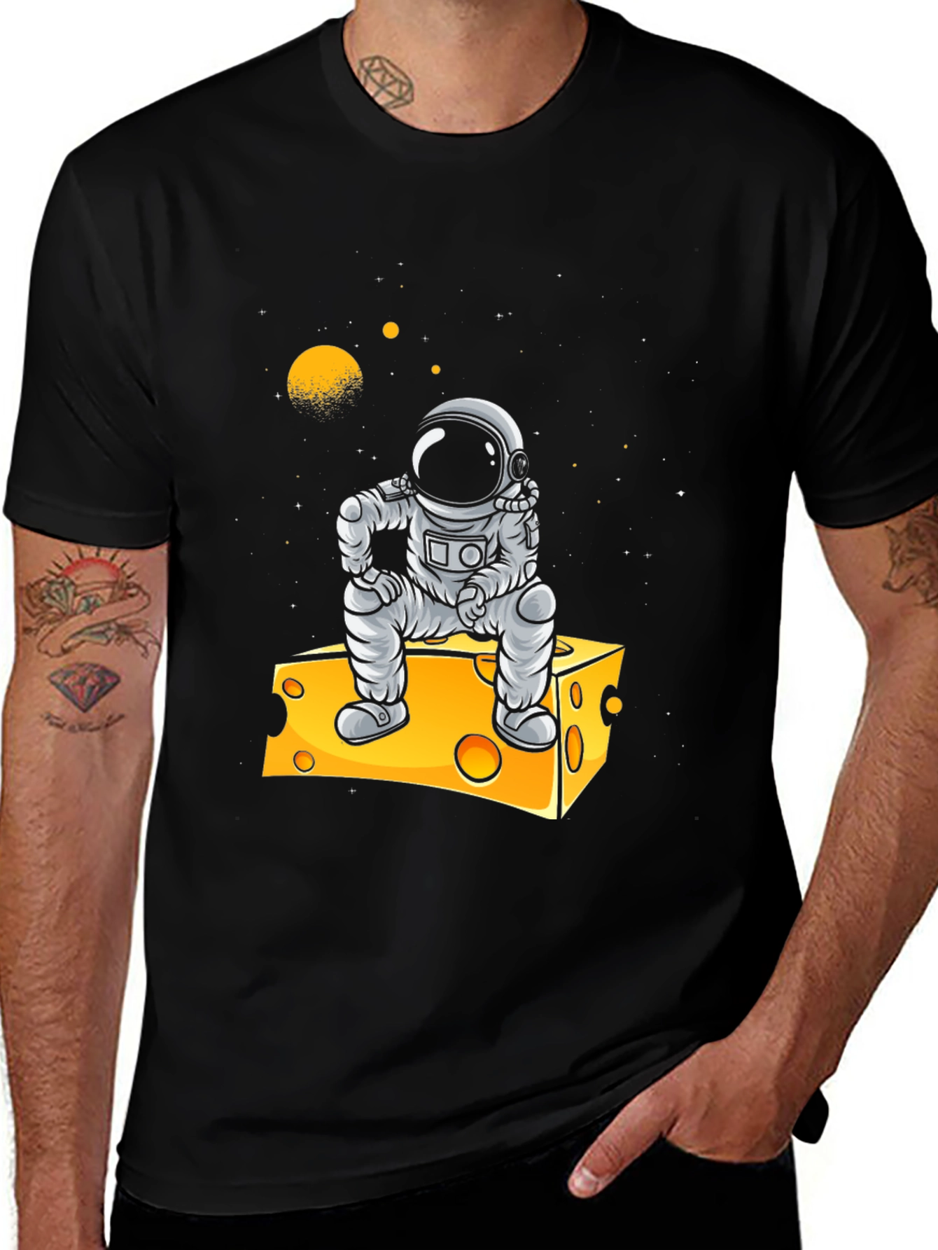 Variant 5 of Astronaut Cheese T-Shirt