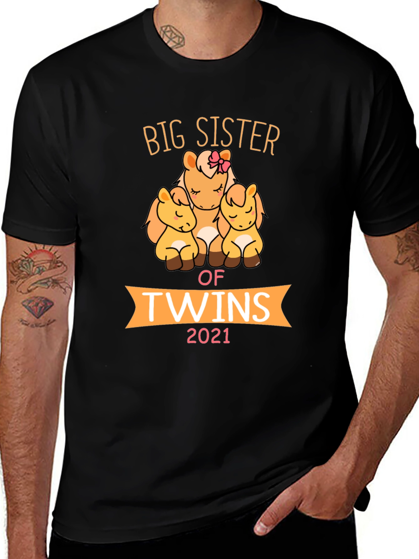 Variant 19 of Big Sister of Twins 2021 T-Shirt