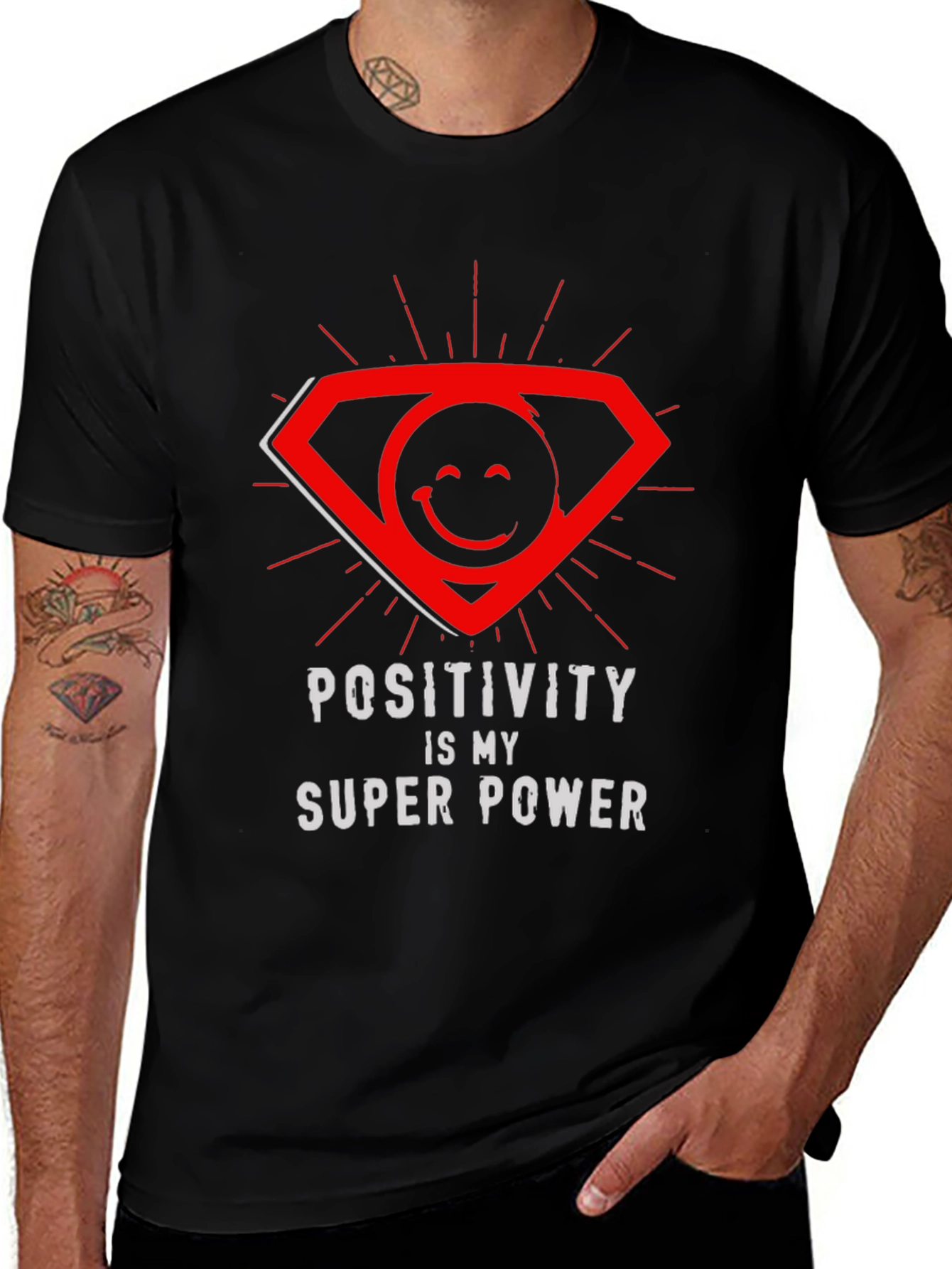 Positivity is My Super Power Graphic Tee
