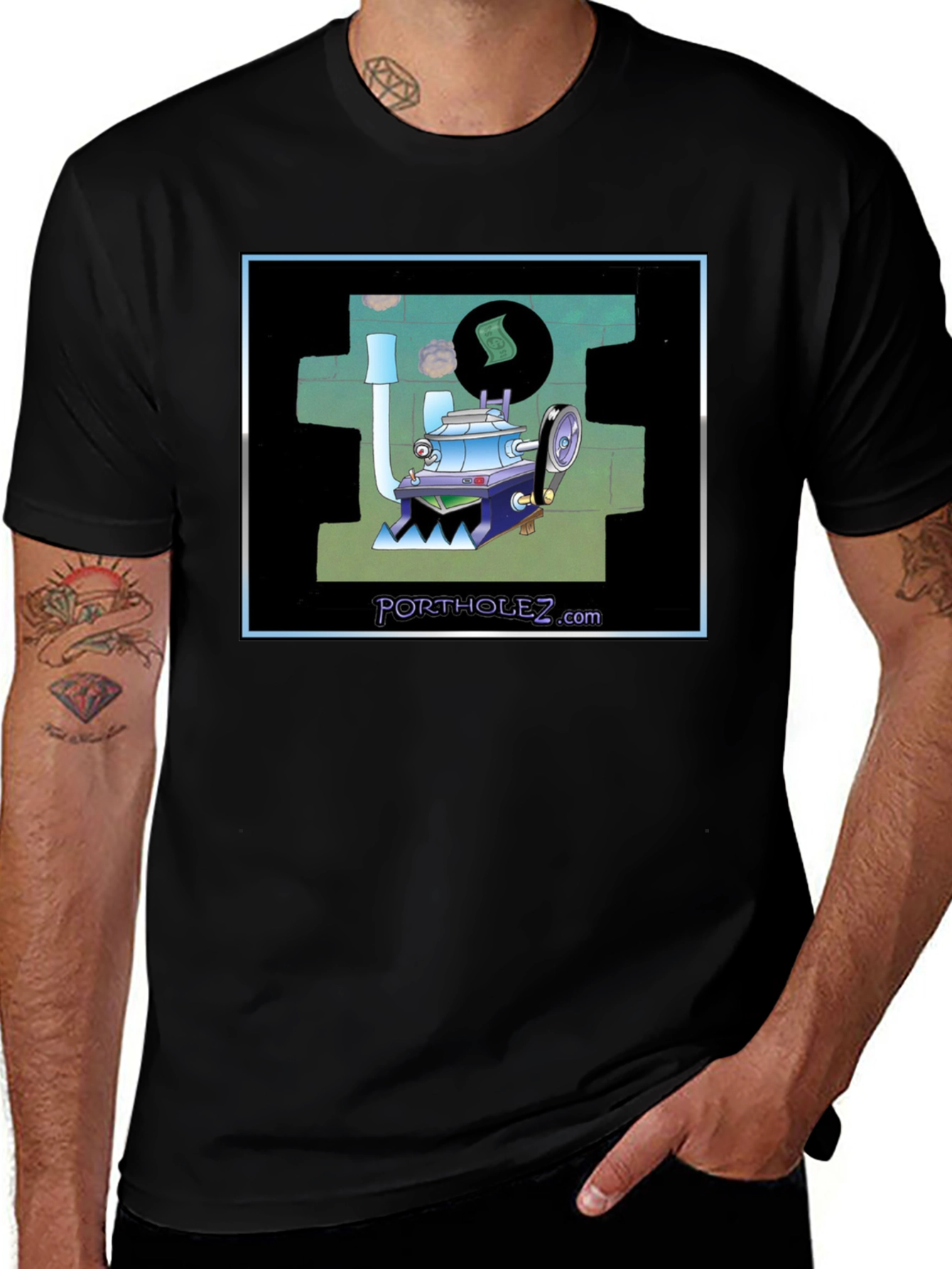 Variant 18 of Portholez Money Machine T-Shirt