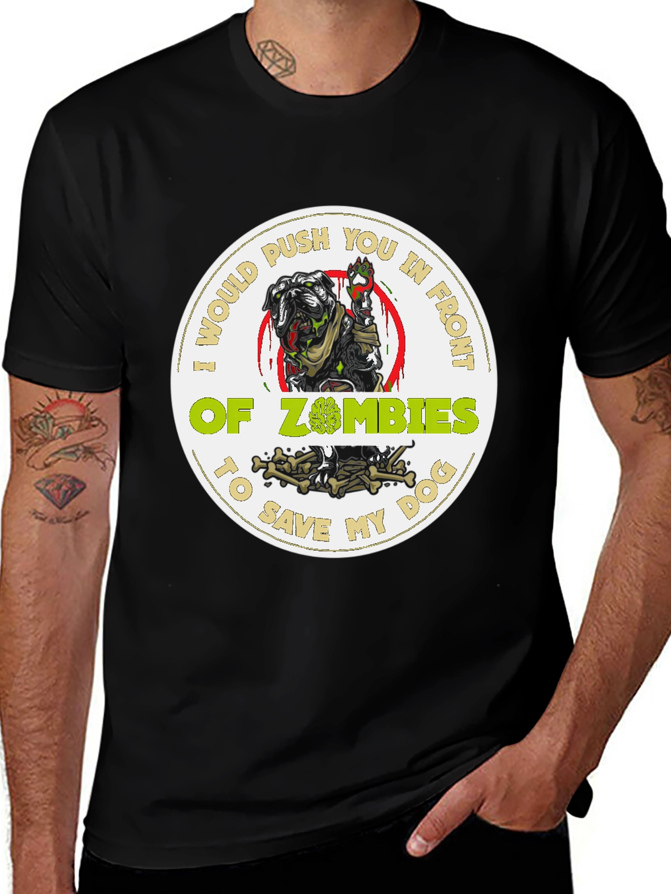 Variant 11 of Zombie Dog Lover T-Shirt