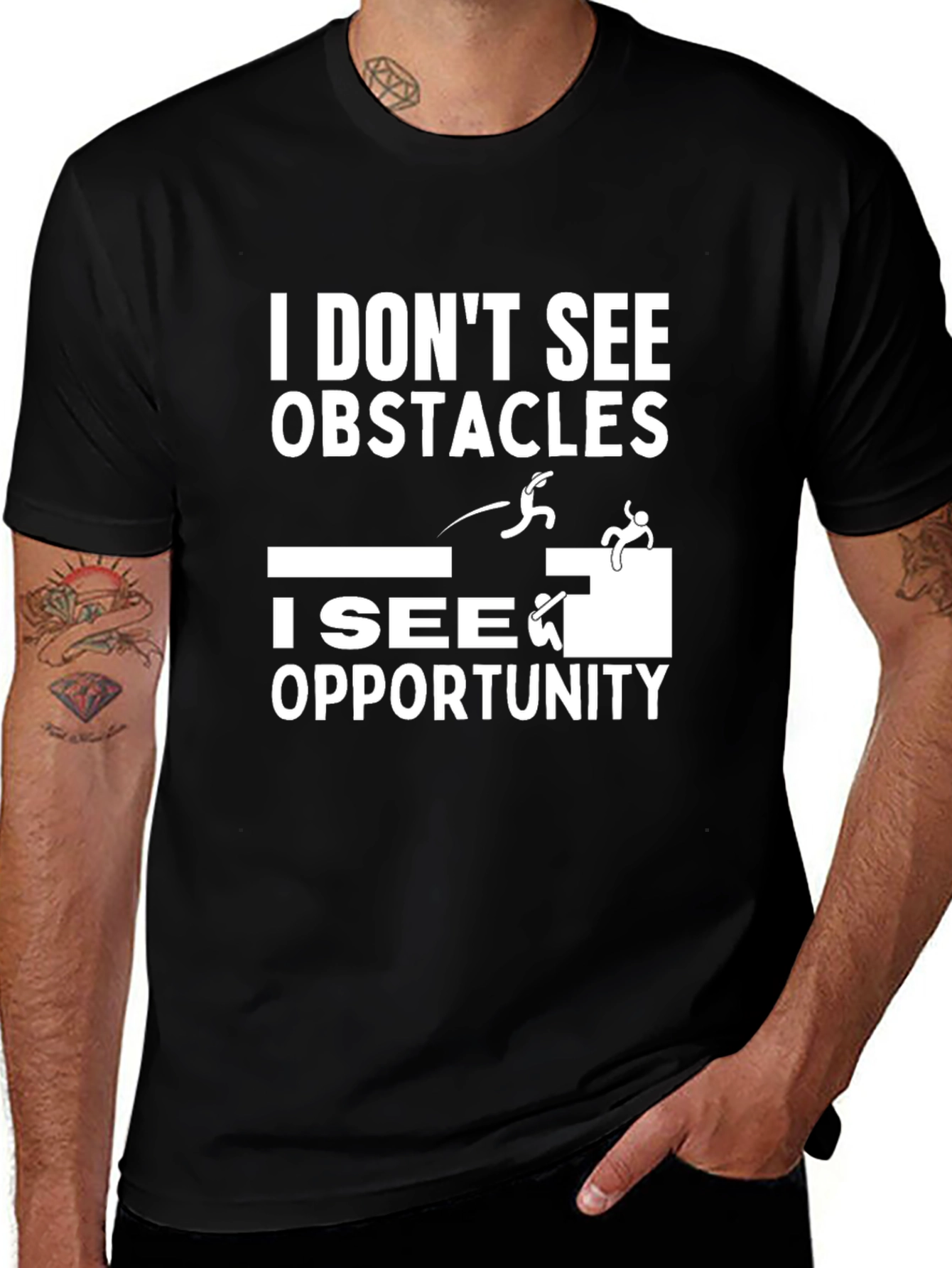 Variant 11 of Obstacle Opportunity Graphic Tee