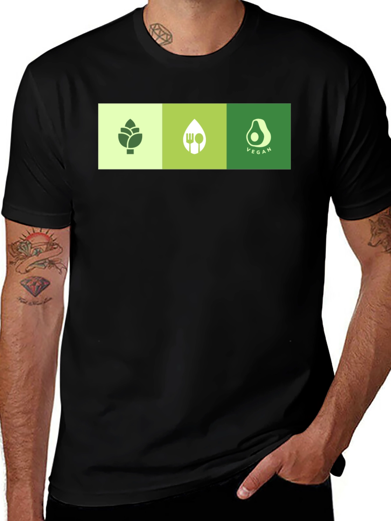 Variant 12 of Vegan Graphic T-Shirt - Plant Based Lifestyle Tee