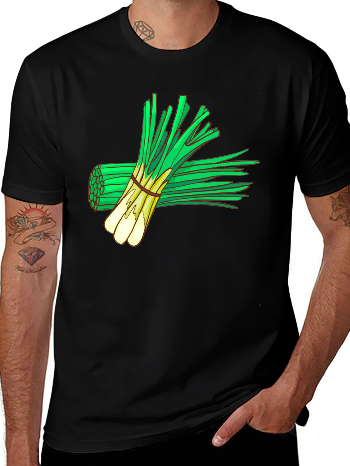 Variant 24 of Leek Lover T-Shirt - Novelty Vegetable Graphic Tee