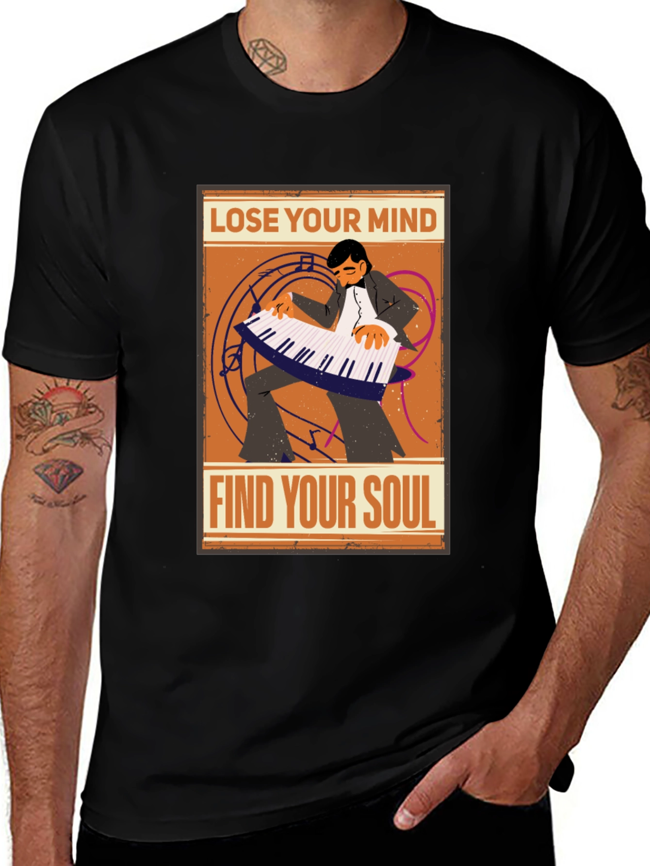 Variant 6 of Lose Your Mind Find Your Soul Graphic Tee