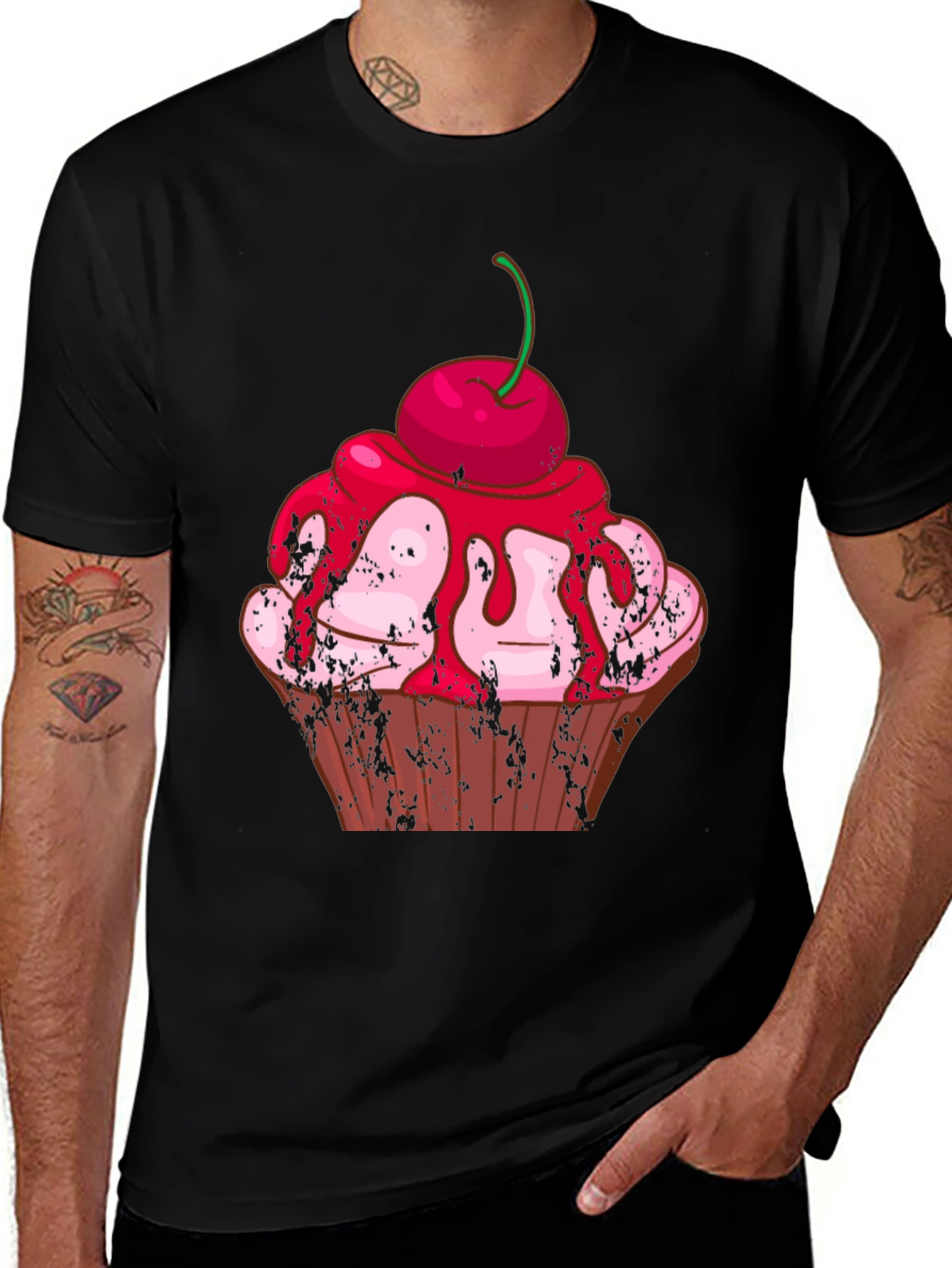 Variant 29 of Cupcake Graphic Tee - Sweet Treat Shirt