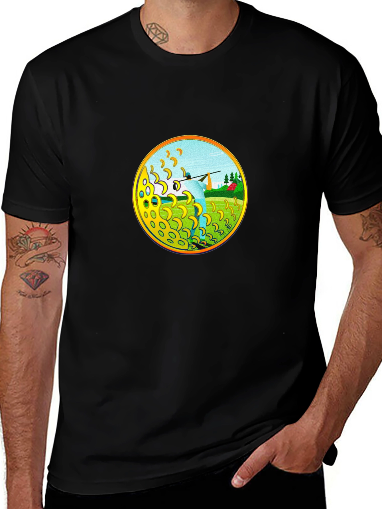 Variant 8 of Golf Swing T-Shirt - Unique Golfer Design