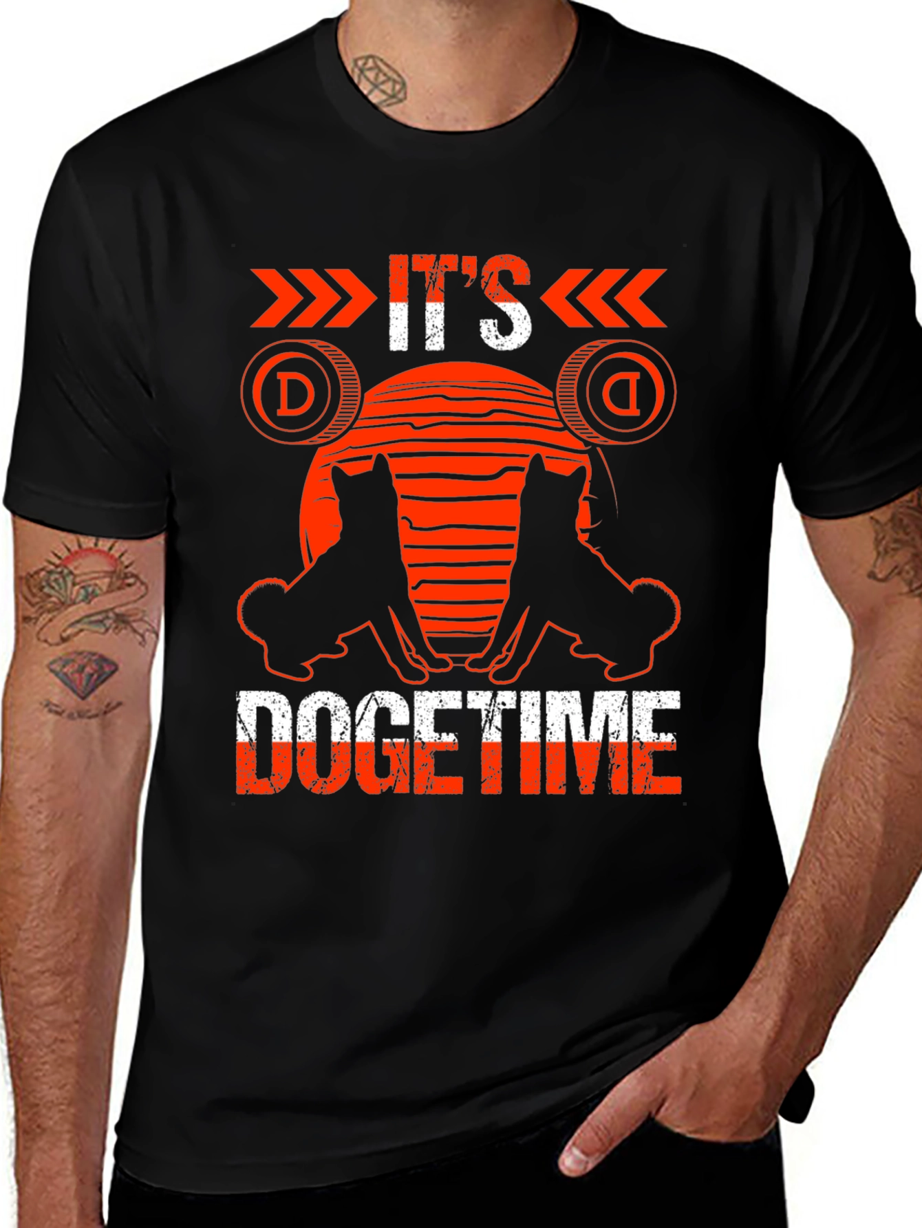 Variant 11 of It's Doge Time T-Shirt Crypto Shiba Inu Meme Tee