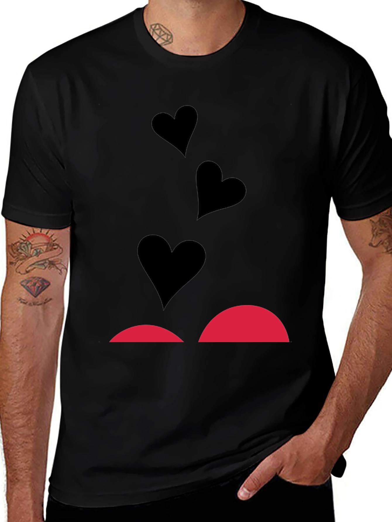 Variant 14 of Heart Eyes T-Shirt - Modern Graphic Tee