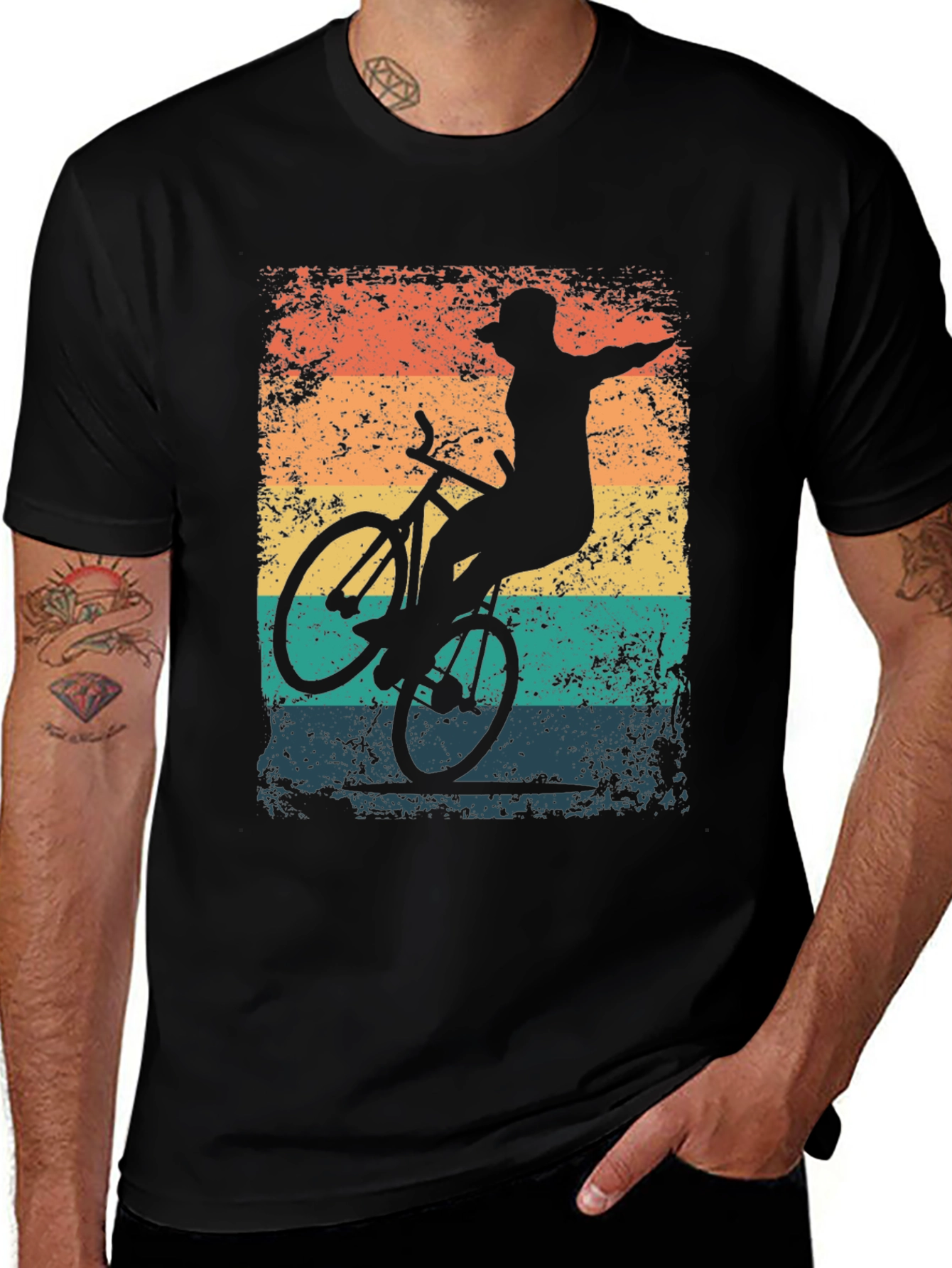 Variant 9 of Retro Biker Graphic T-Shirt