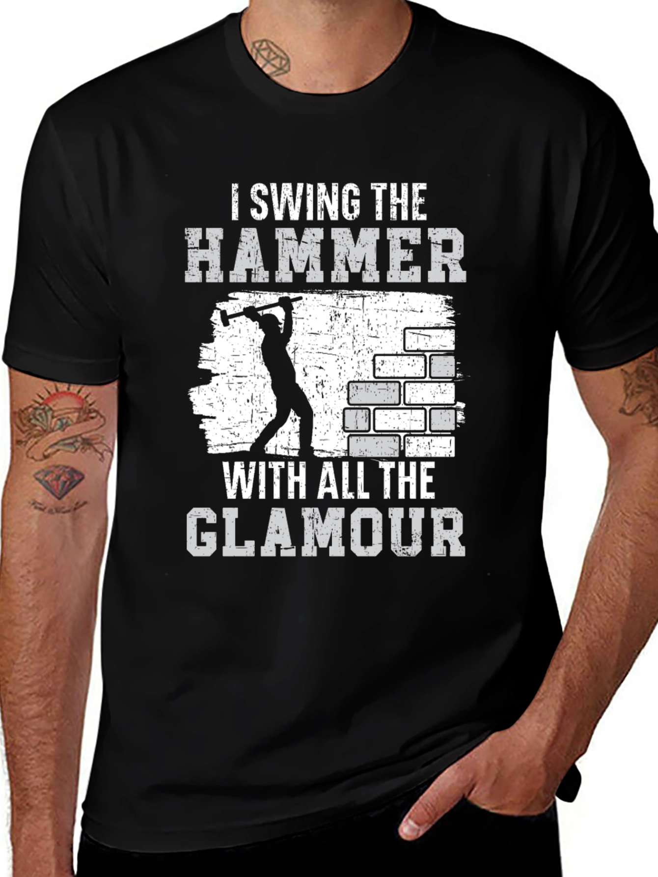 Variant 28 of I Swing the Hammer T-Shirt