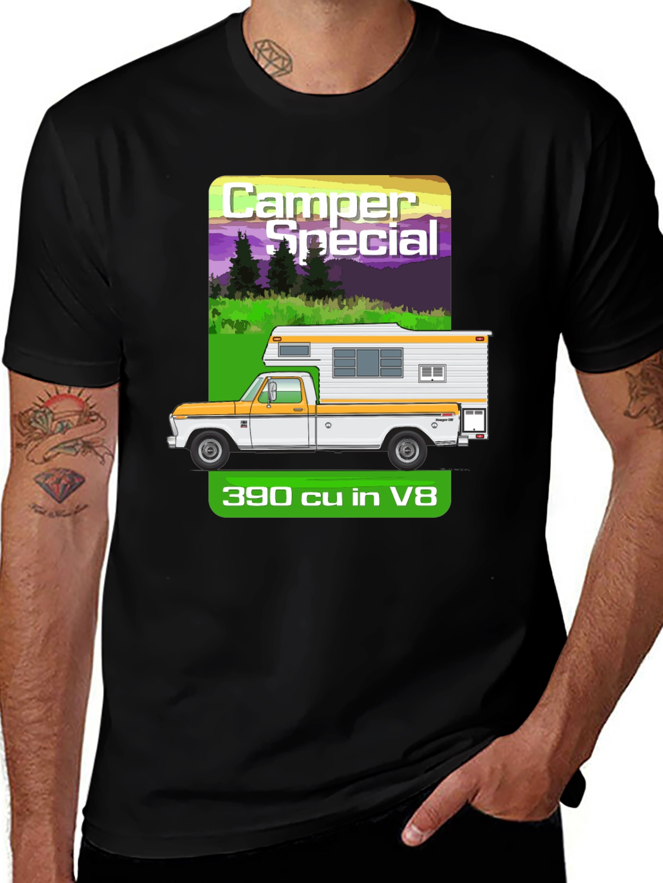 Camper Special 390 cu in V8 T-Shirt