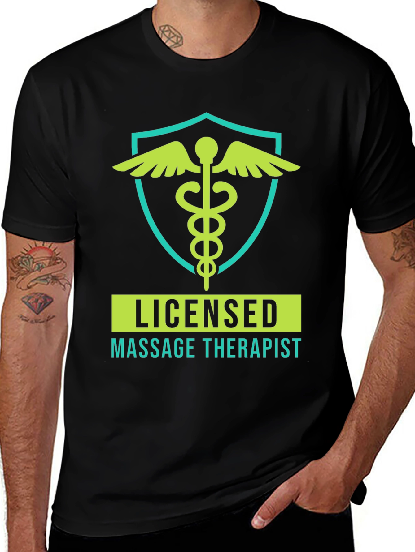 Variant 18 of Licensed Massage Therapist T-Shirt