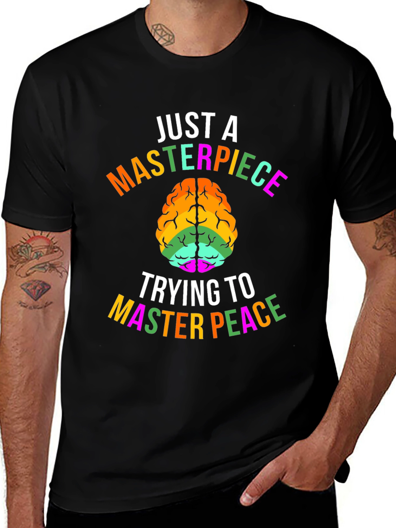 Variant 14 of Masterpiece Peace Graphic Tee