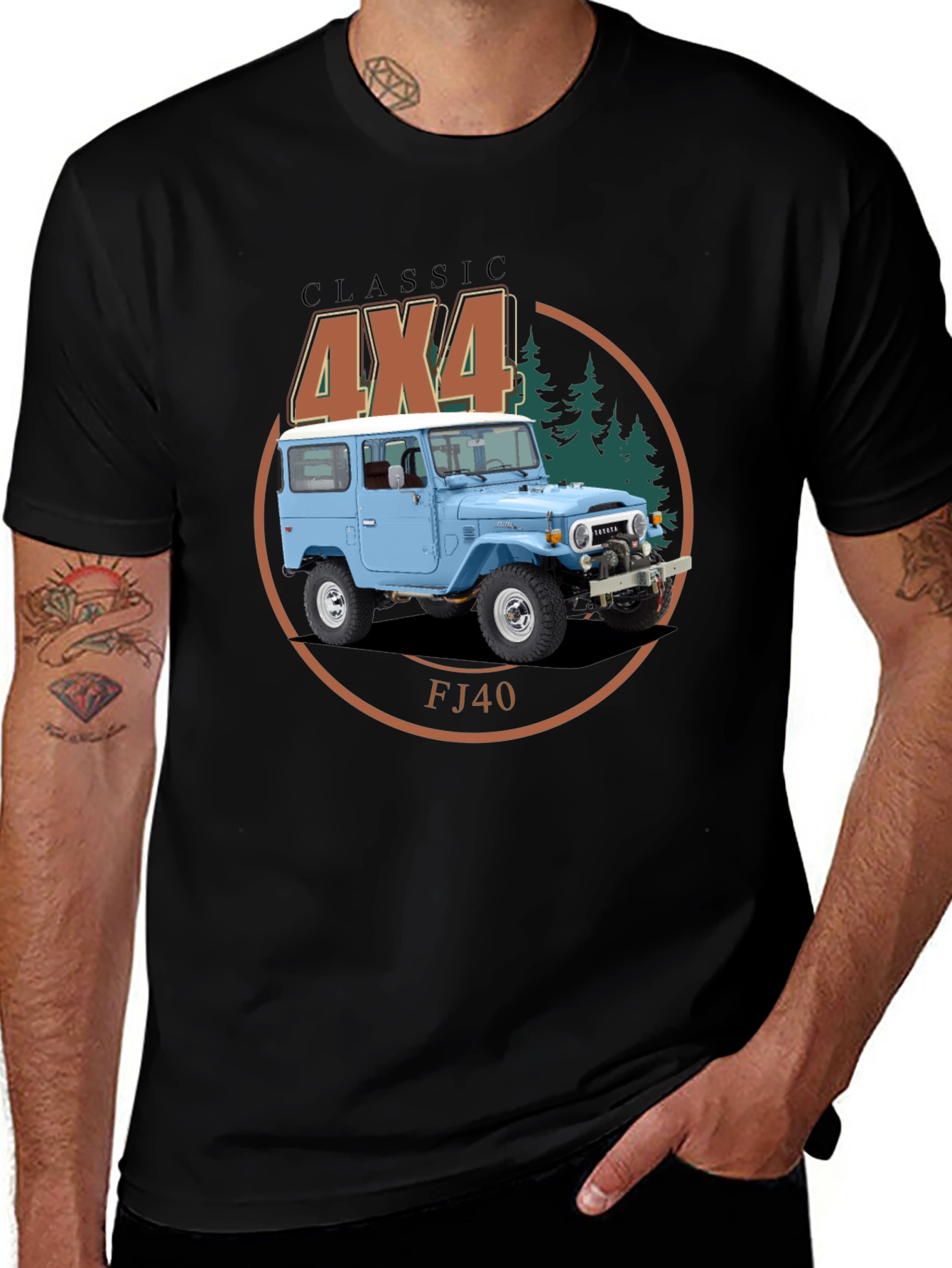 Classic 4x4 FJ40 Graphic Tee - Stylish Comfort