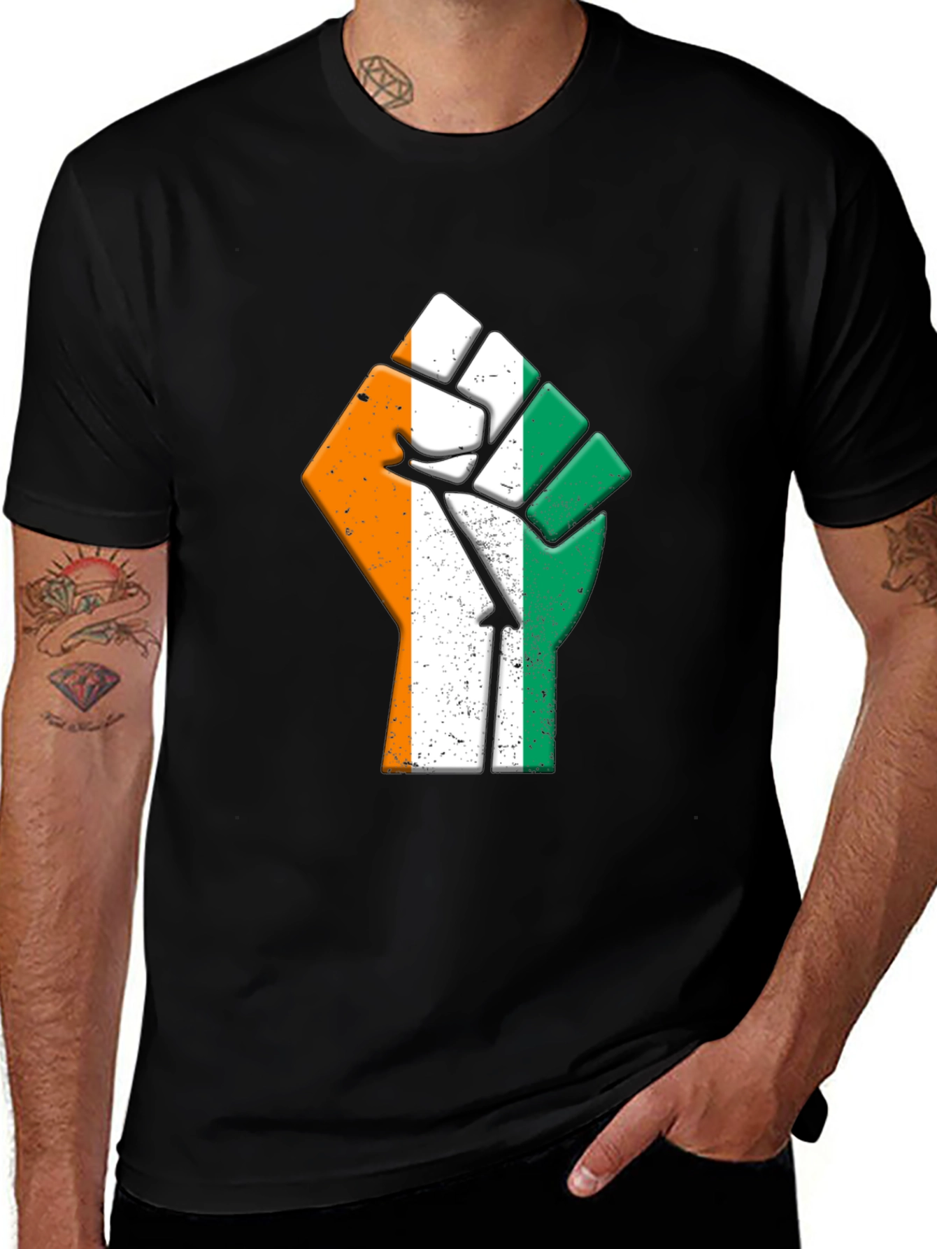 Ivory Coast Fist Flag T-Shirt