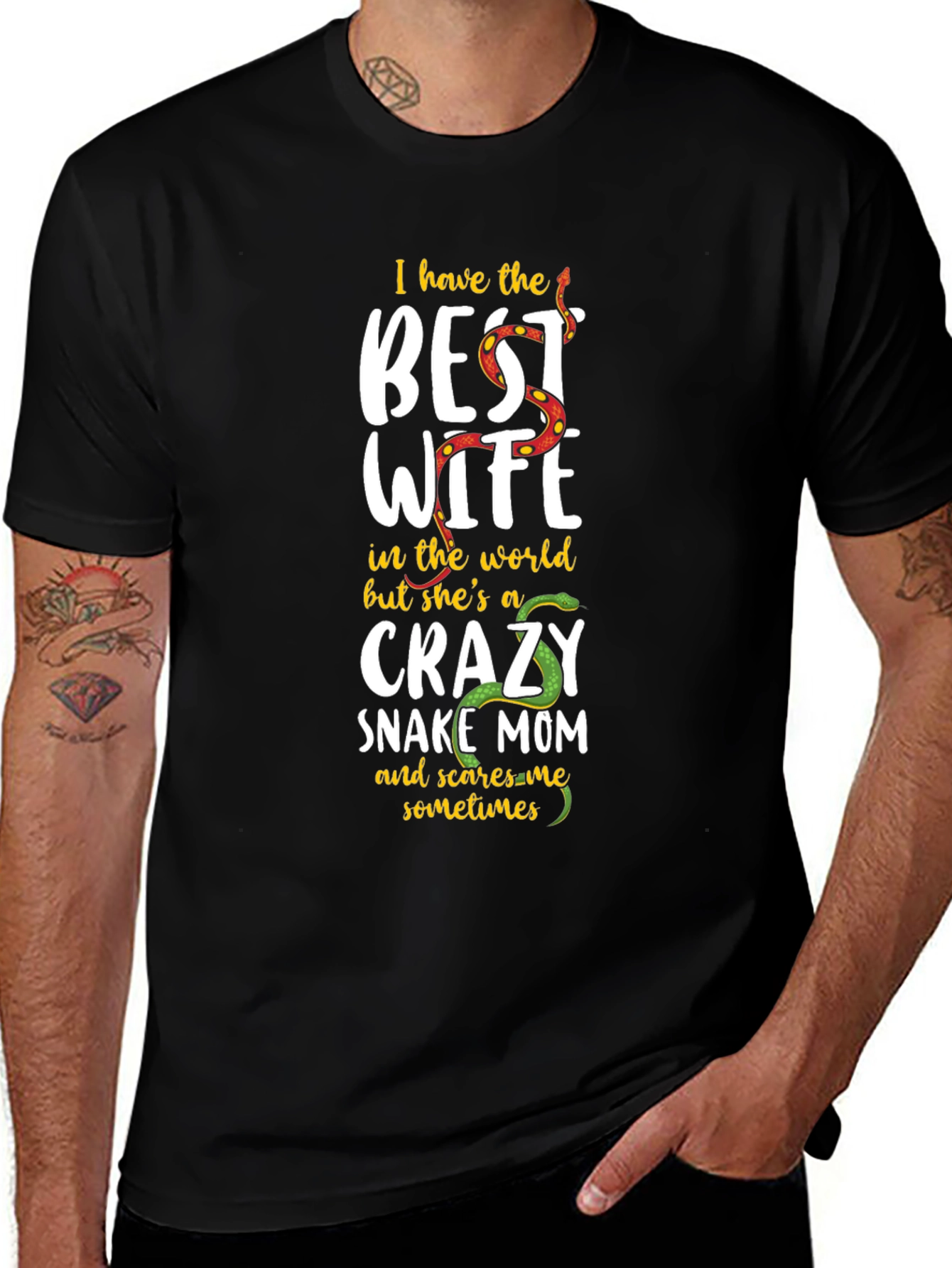 Variant 26 of Best Wife Snake Mom T-Shirt