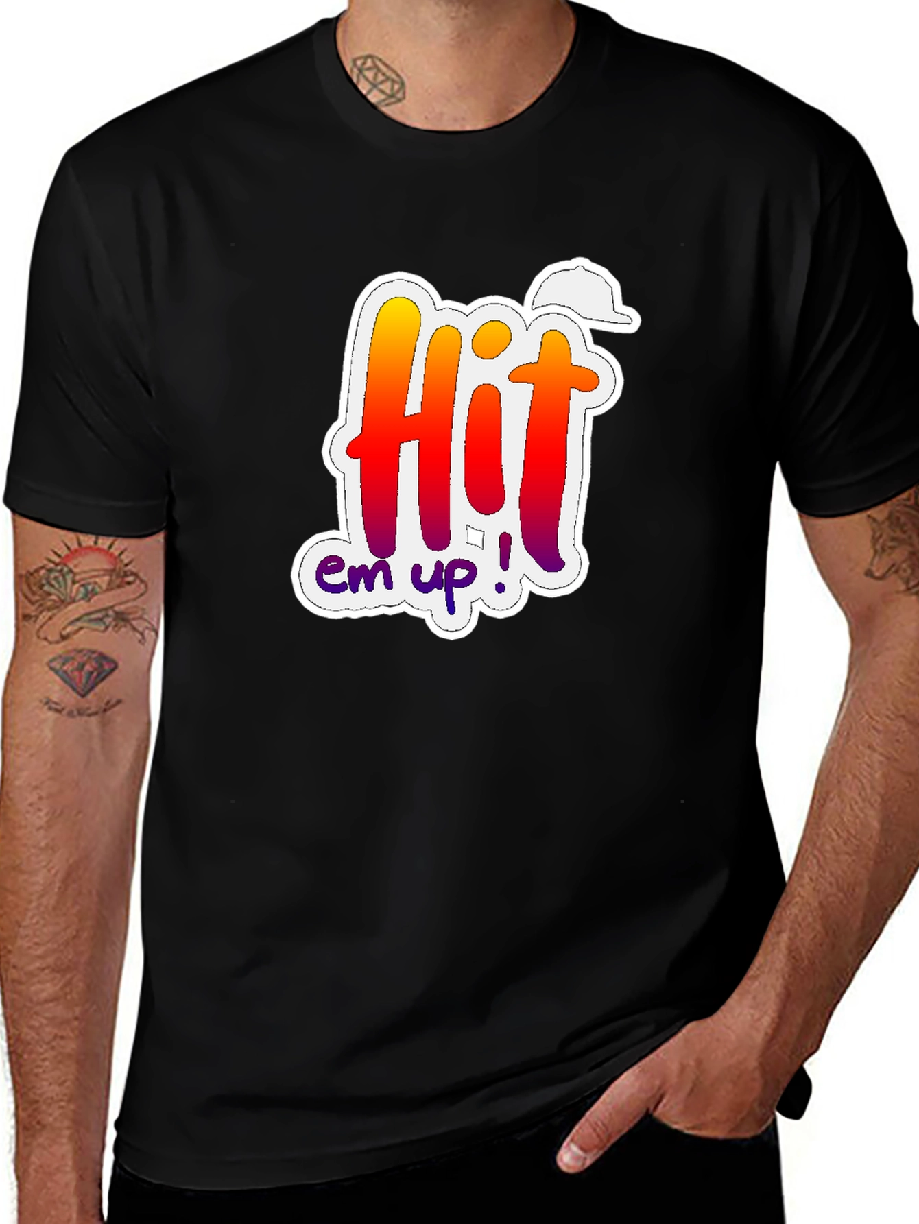 Variant 21 of Hit Em Up Graphic T-Shirt
