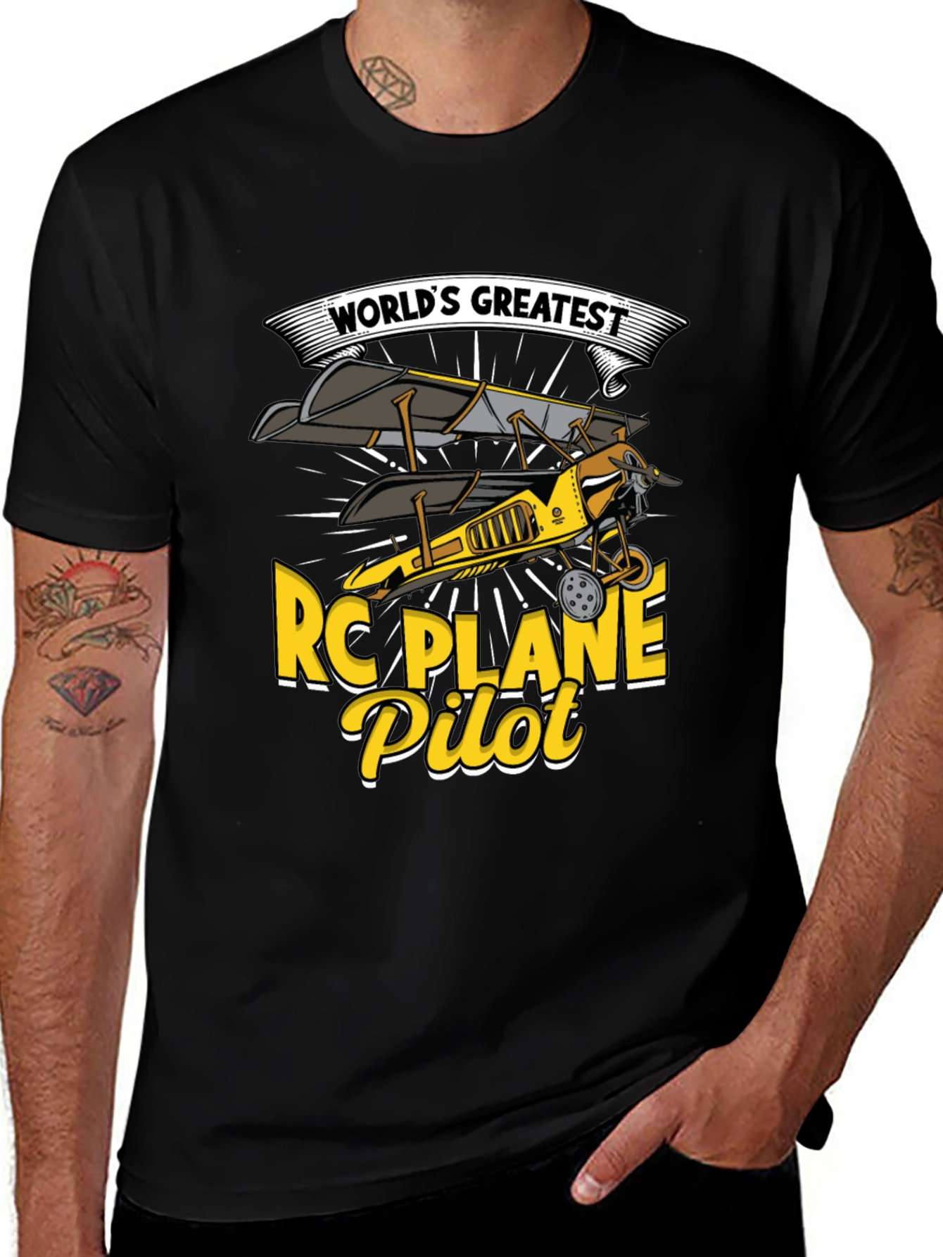 RC Plane Pilot Graphic T-Shirt