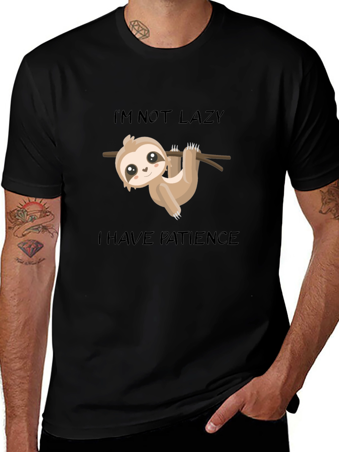 Variant 3 of Funny Sloth Patience T-Shirt