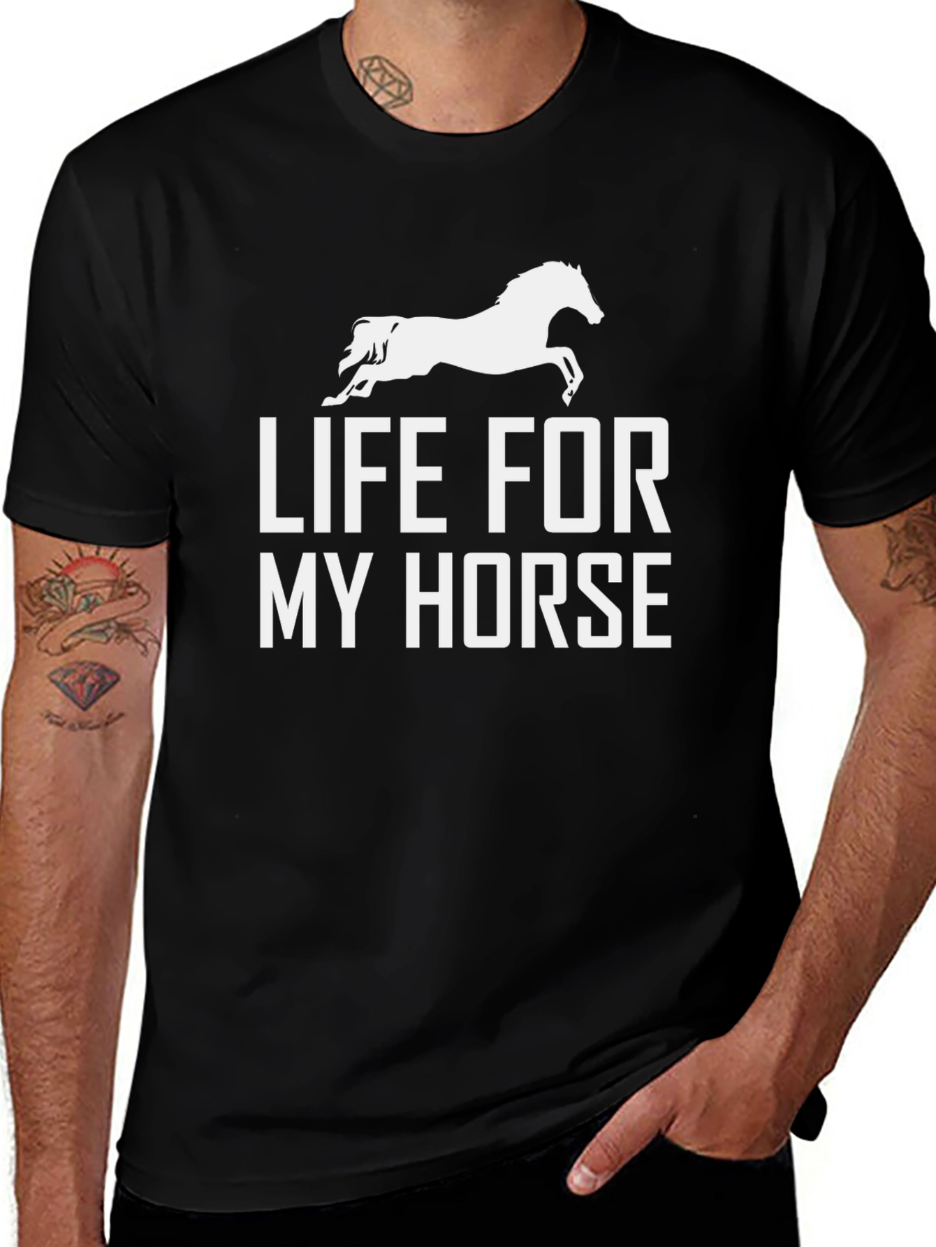 Variant 13 of Life For My Horse T-Shirt - Equestrian Tee