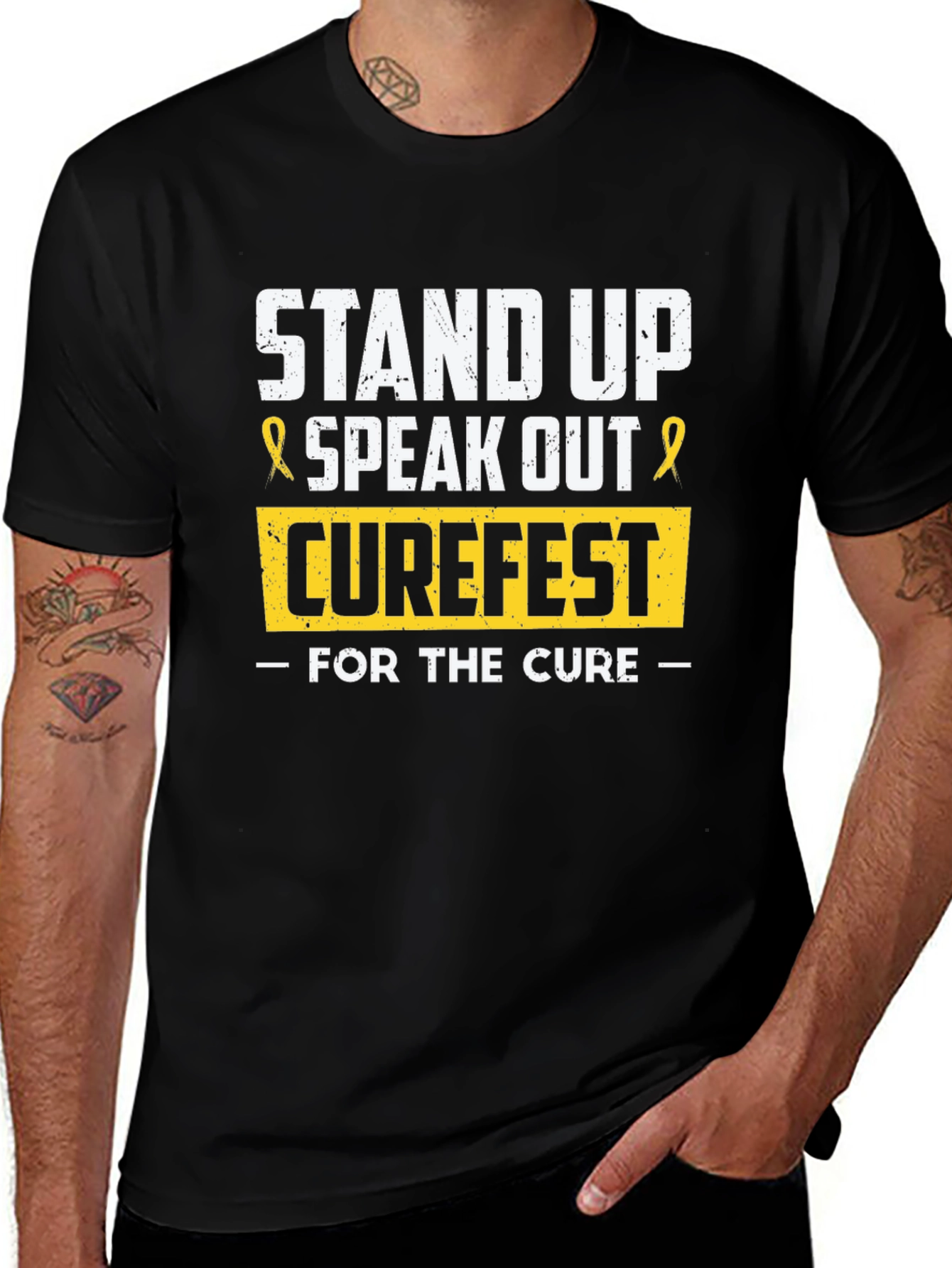 Variant 13 of Stand Up Speak Out Curefest T-Shirt