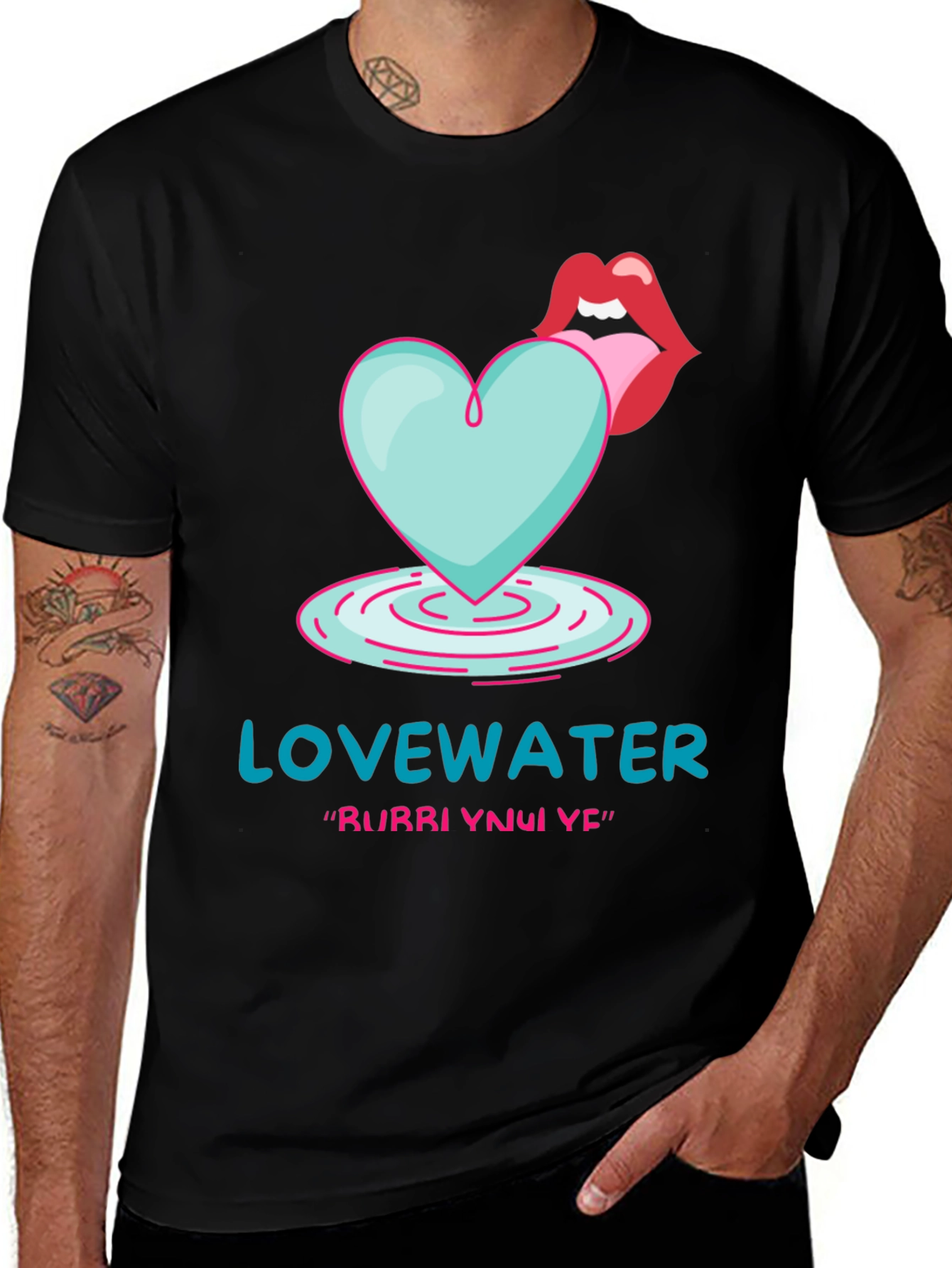 Variant 30 of Lovewater Graphic T-Shirt - Unique Design