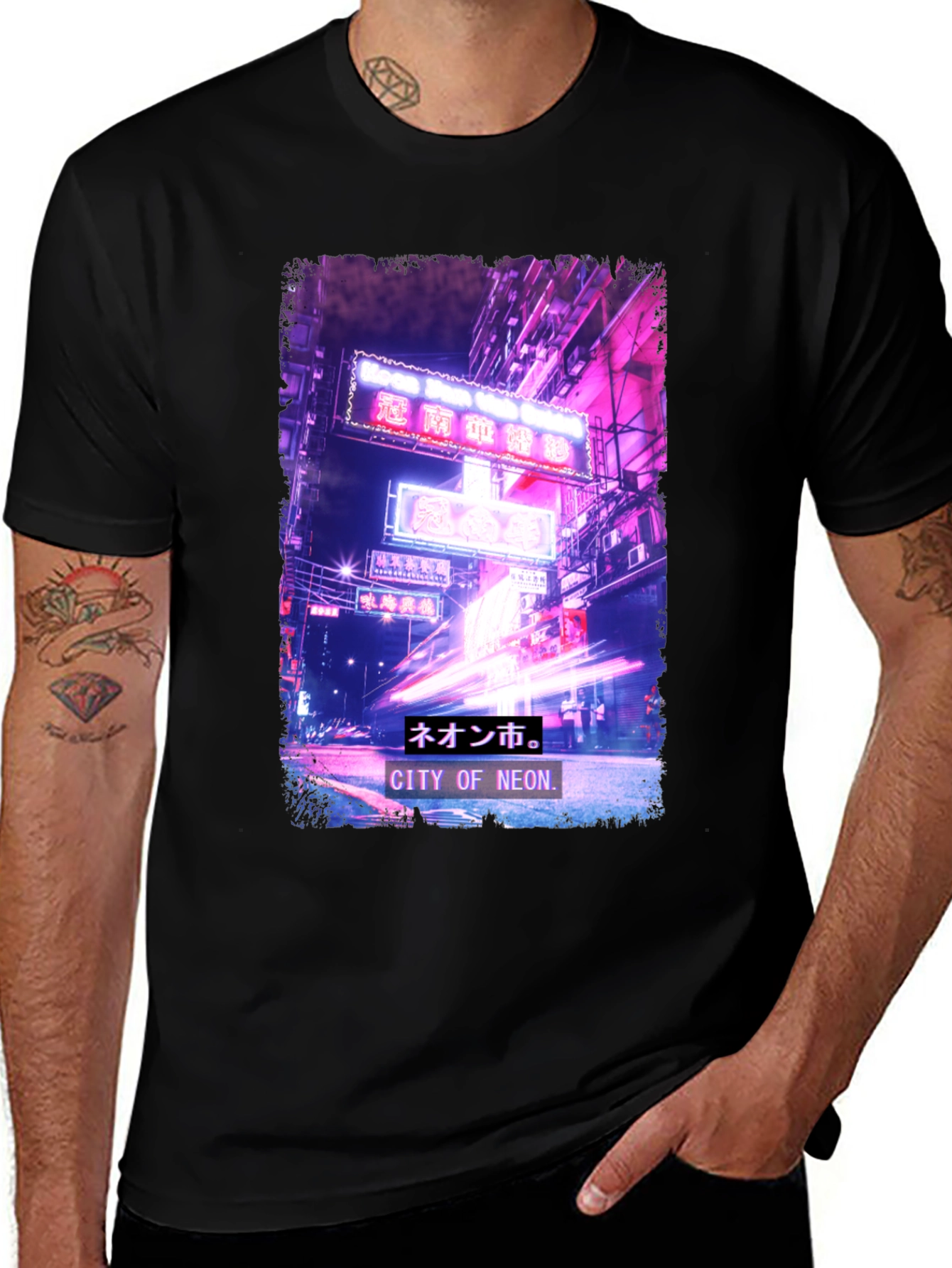 Variant 29 of City of Neon Graphic T-Shirt