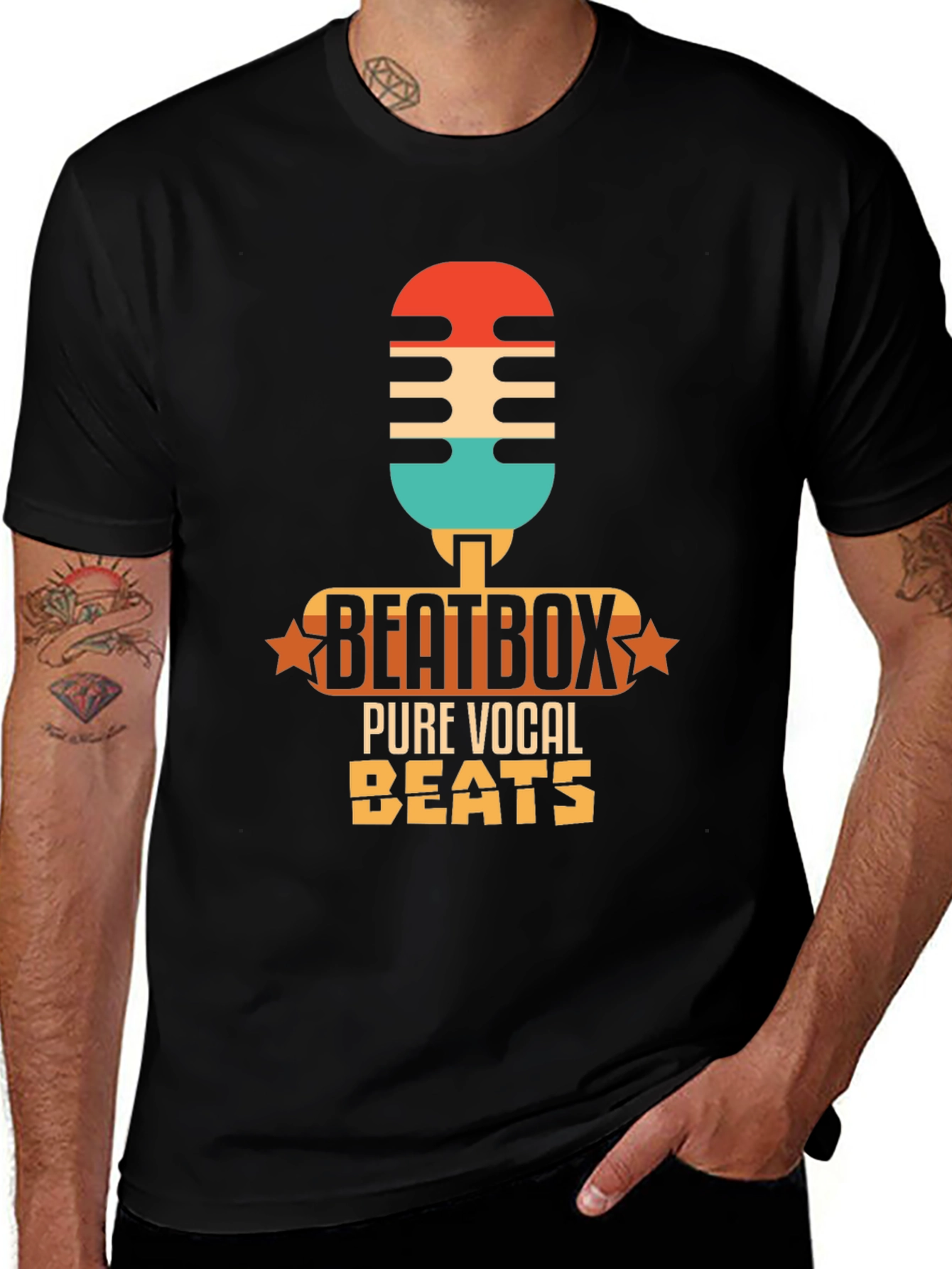 Variant 6 of Beatbox Pure Vocal Beats Graphic T-Shirt