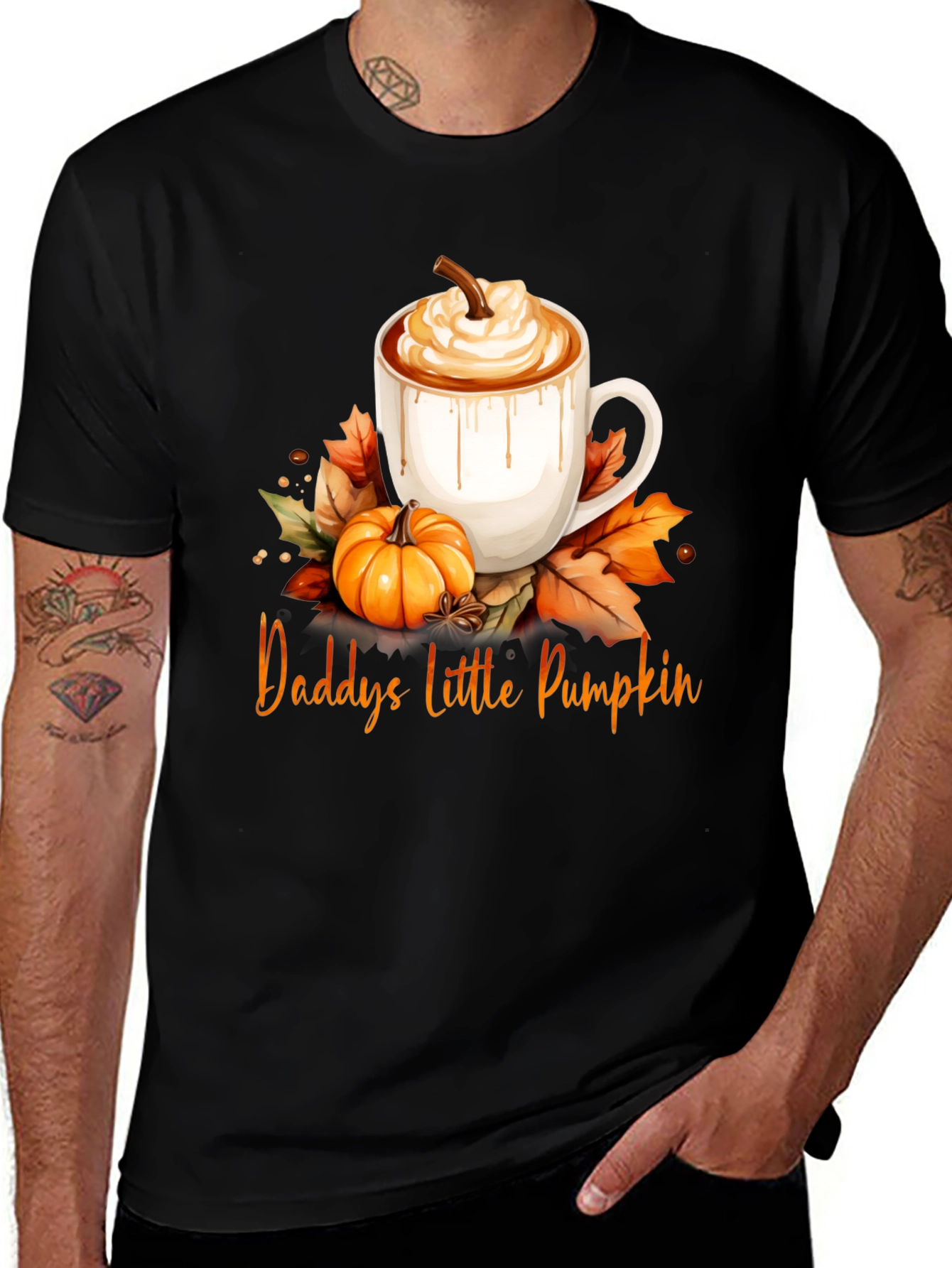 Variant 10 of Daddy's Little Pumpkin Fall Coffee Mug T-Shirt