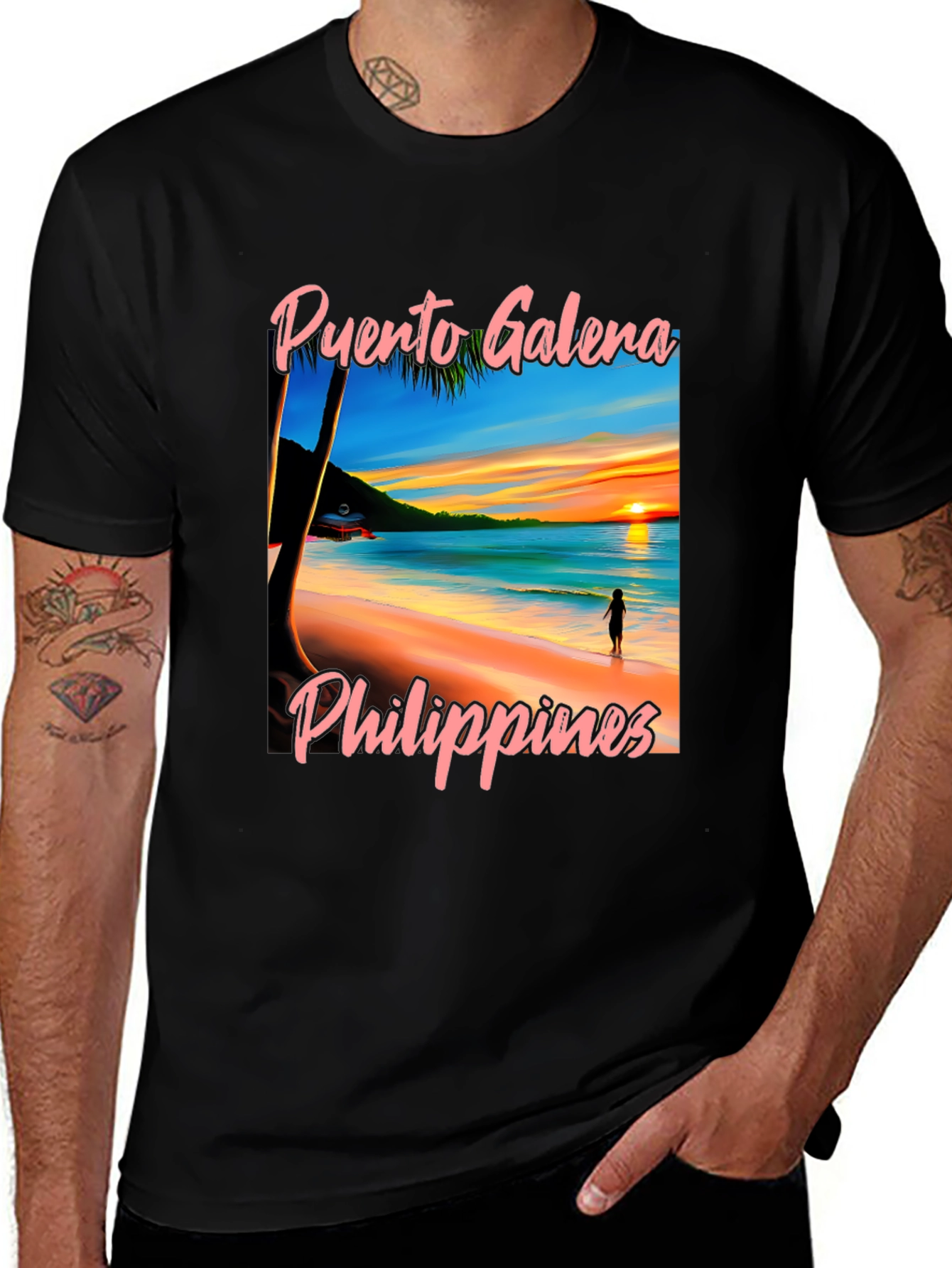 Variant 4 of Puerto Galera Philippines Graphic Tee