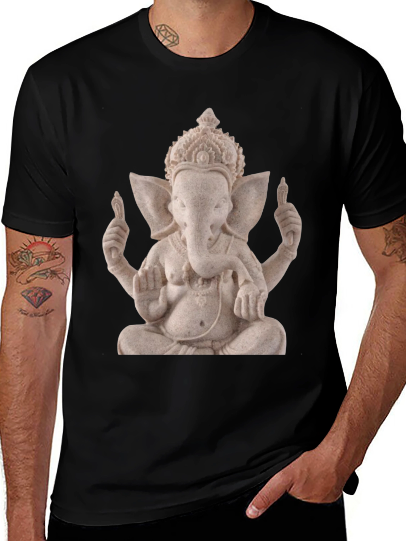 Ganesh Graphic Tee - Spiritual Style