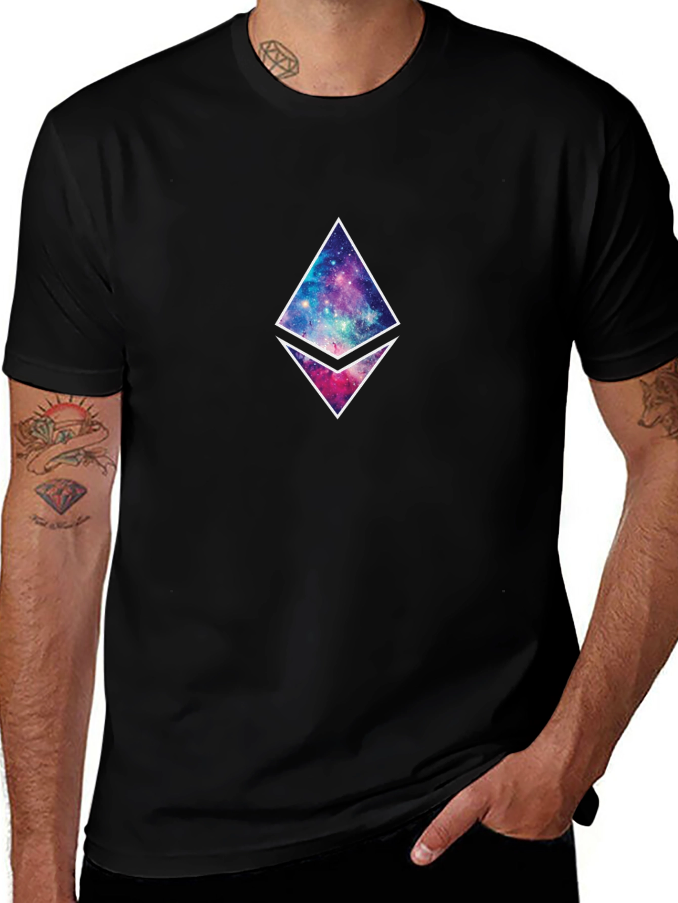 Ethereum Galaxy Black T-Shirt
