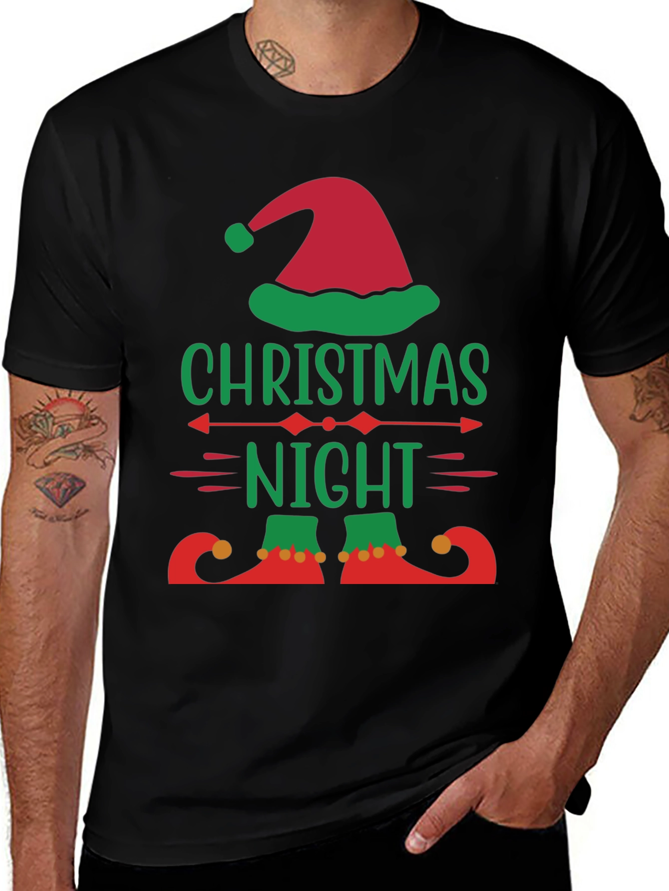 Christmas Night Elf T-Shirt