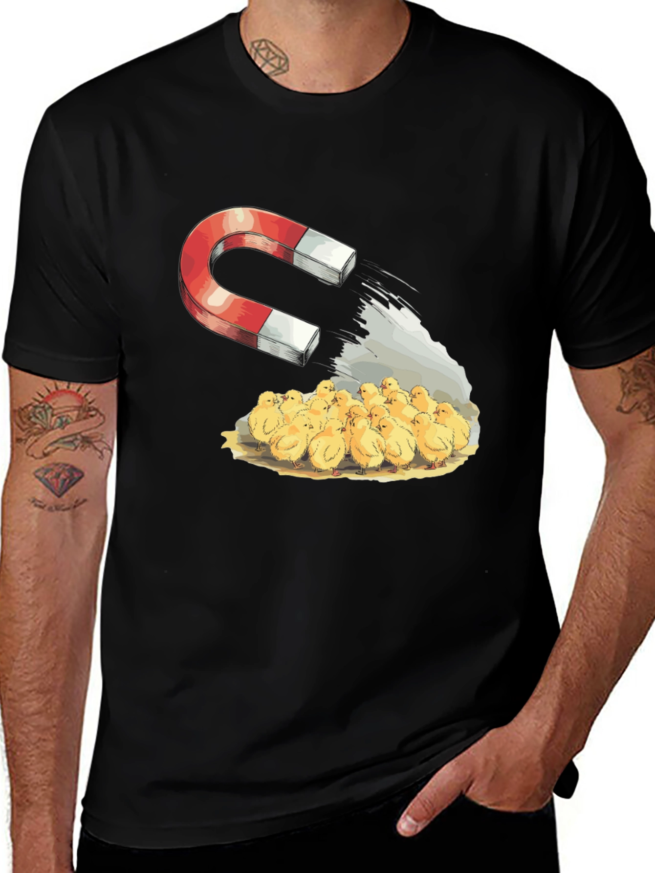 Variant 11 of Magnet & Chicks Graphic Tee - Funny Humor T-Shirt