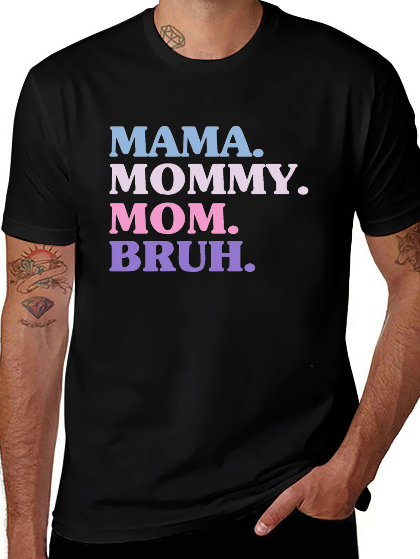 Variant 10 of Mama Mommy Mom Bruh T-Shirt - Fun Novelty Tee