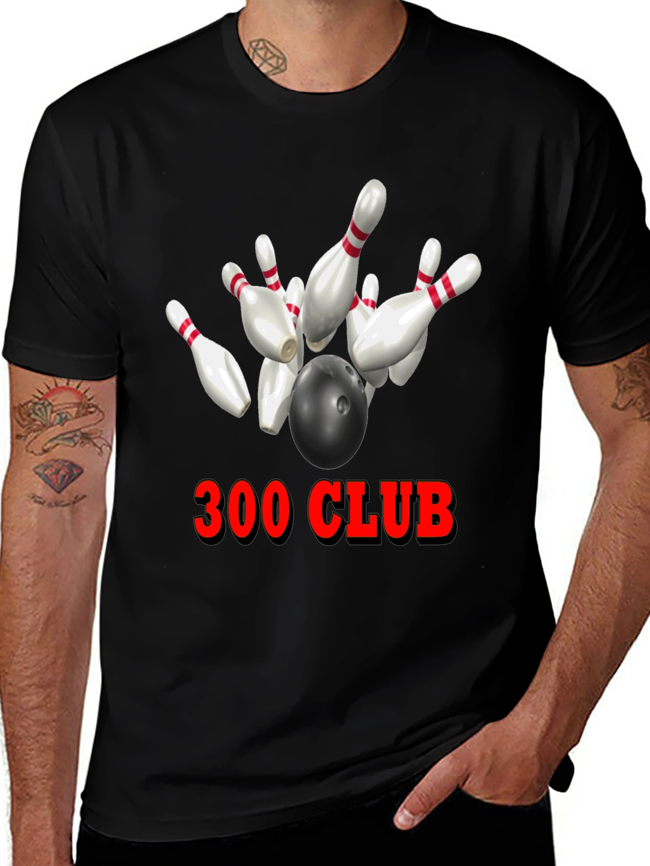 Variant 22 of 300 Club Bowling T-Shirt