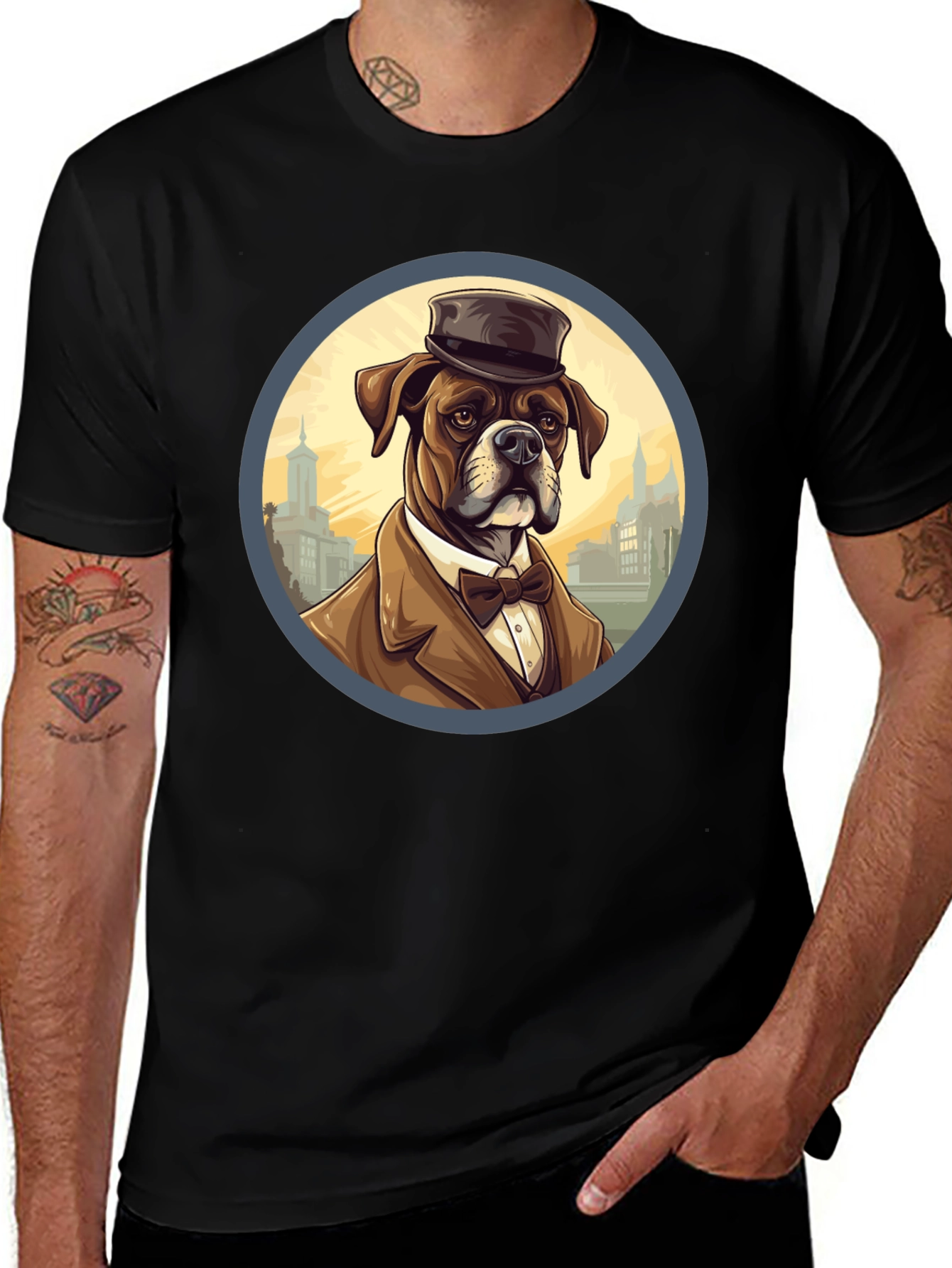 Variant 16 of Dog in Suit T-Shirt
