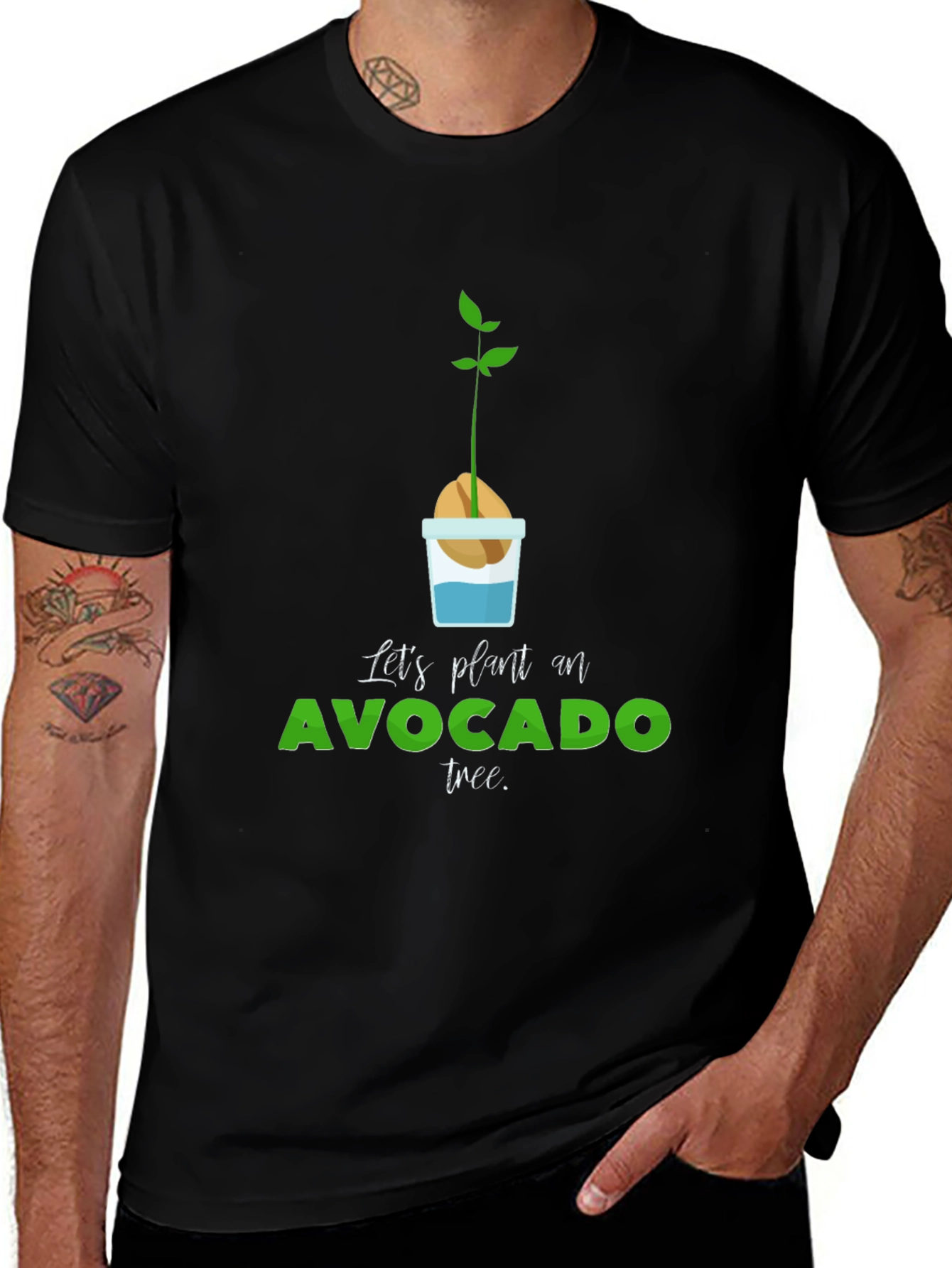 Variant 26 of Avocado Tree Planting T-Shirt - Grow Your Own!